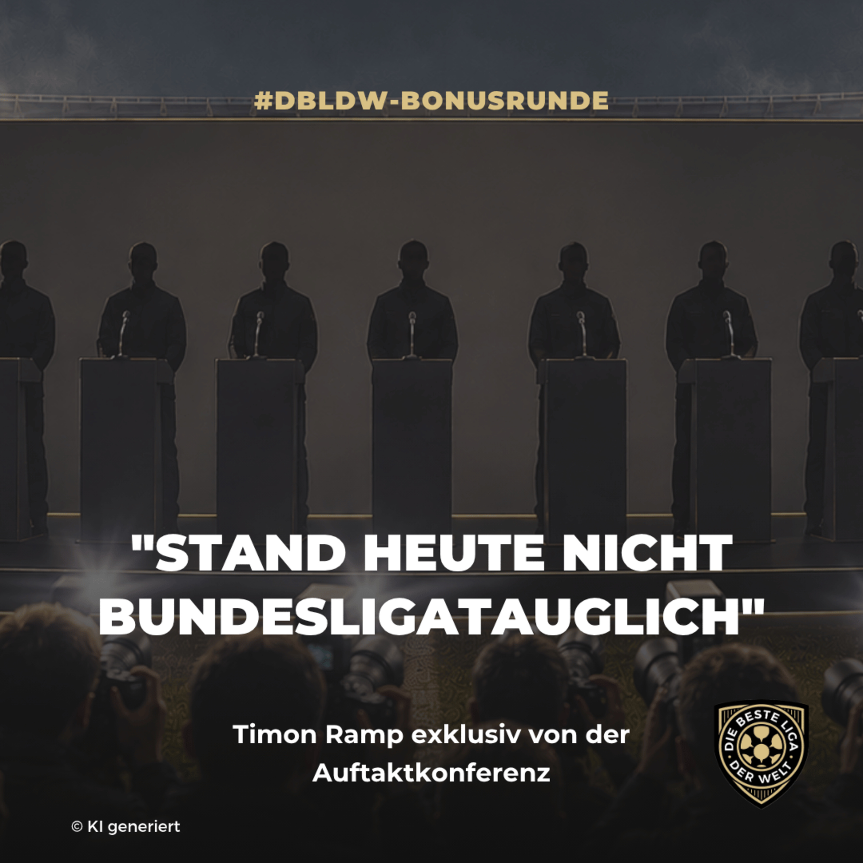 „STAND HEUTE NICHT BUNDESLIGATAUGLICH“ | DBLDW-Bonusrunde mit Timon Ramp