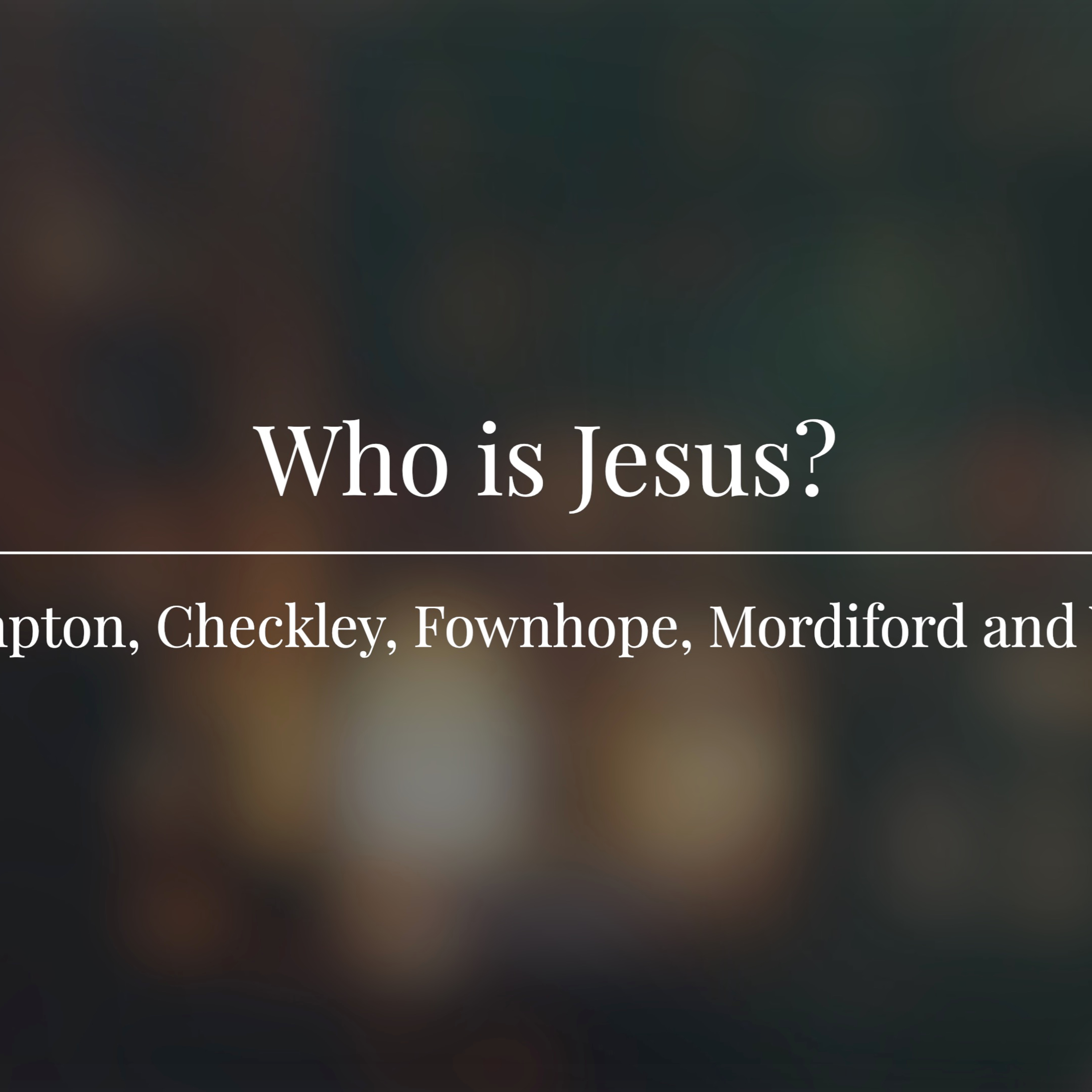 Who is Jesus? episode artwork