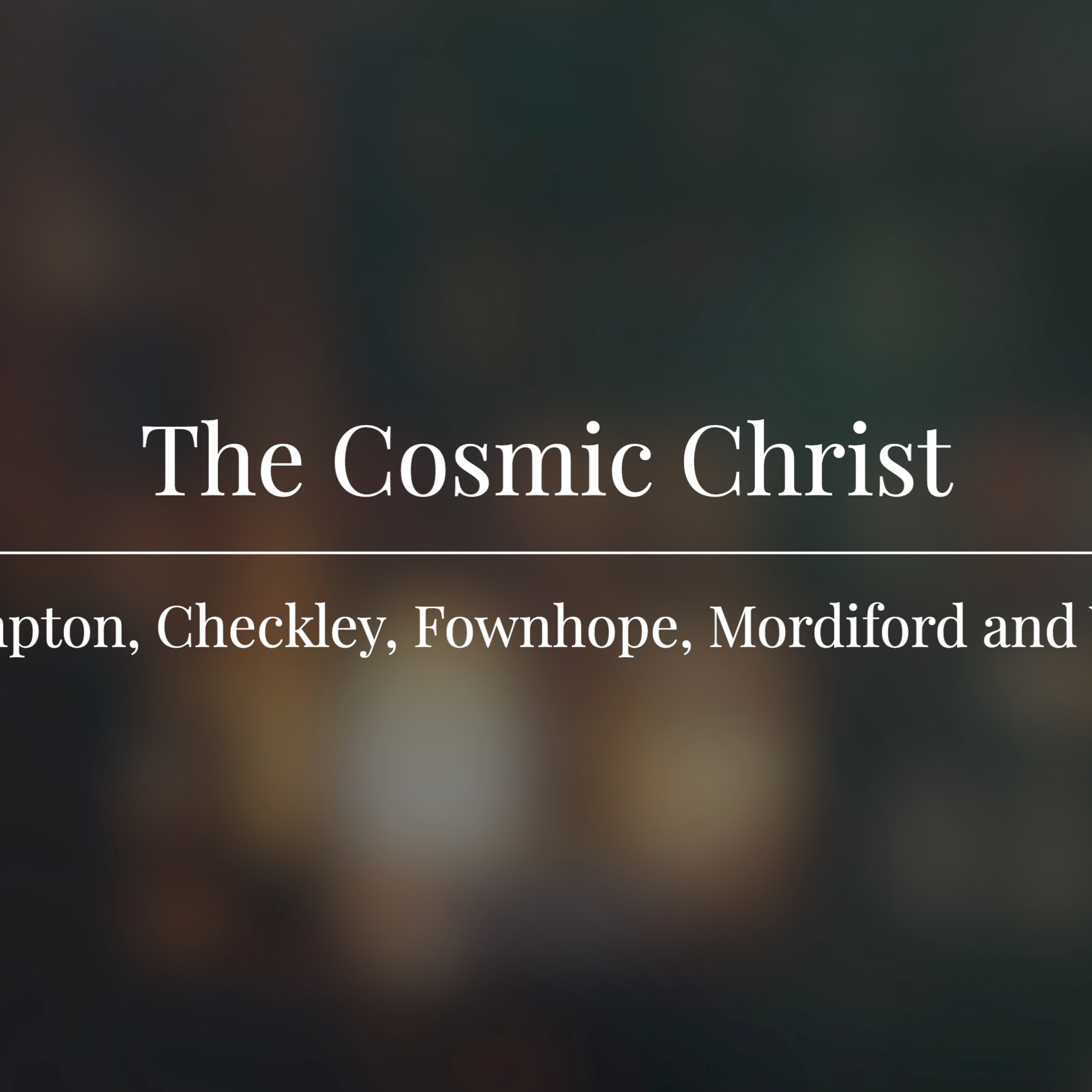 The Cosmic Christ episode artwork