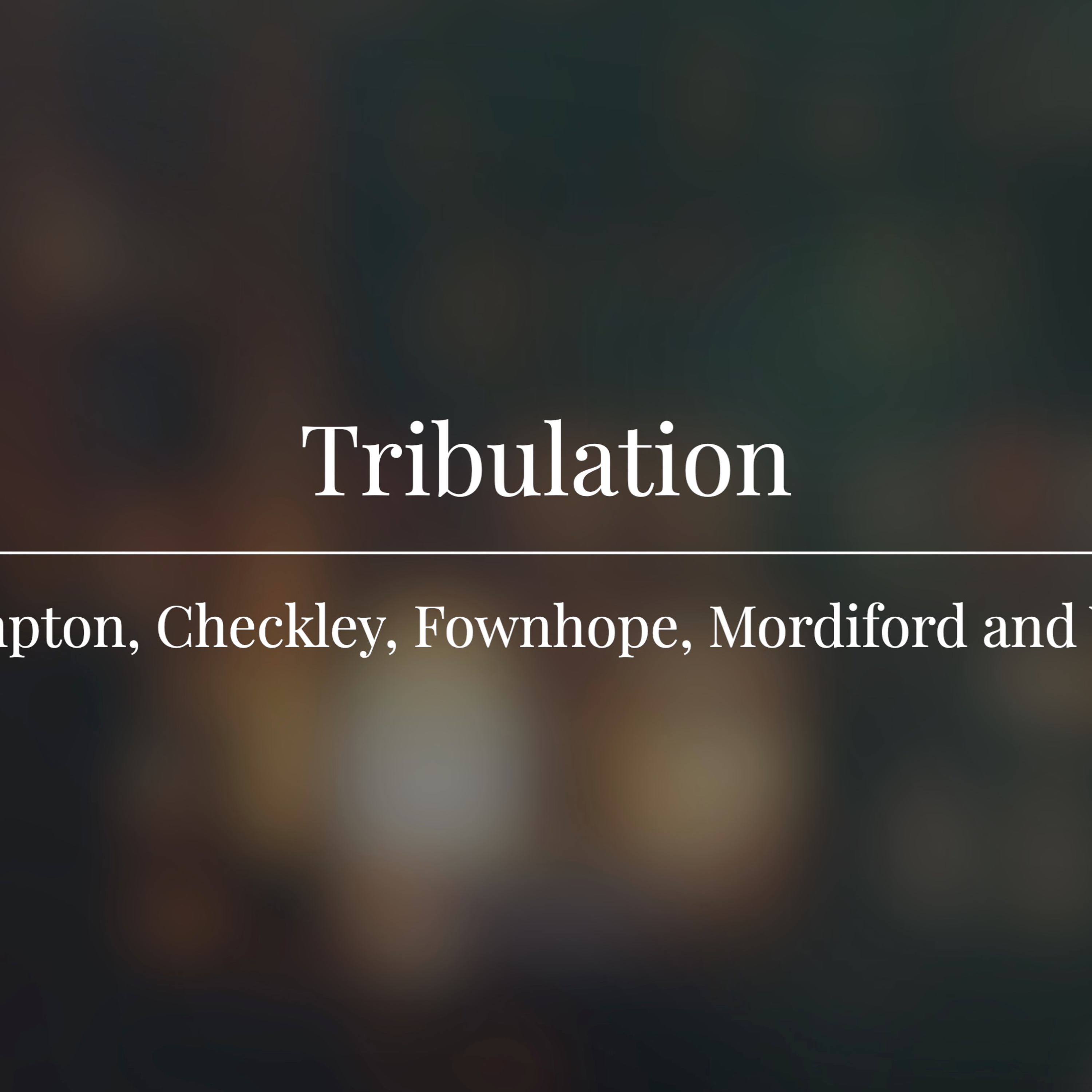 Tribulation episode artwork