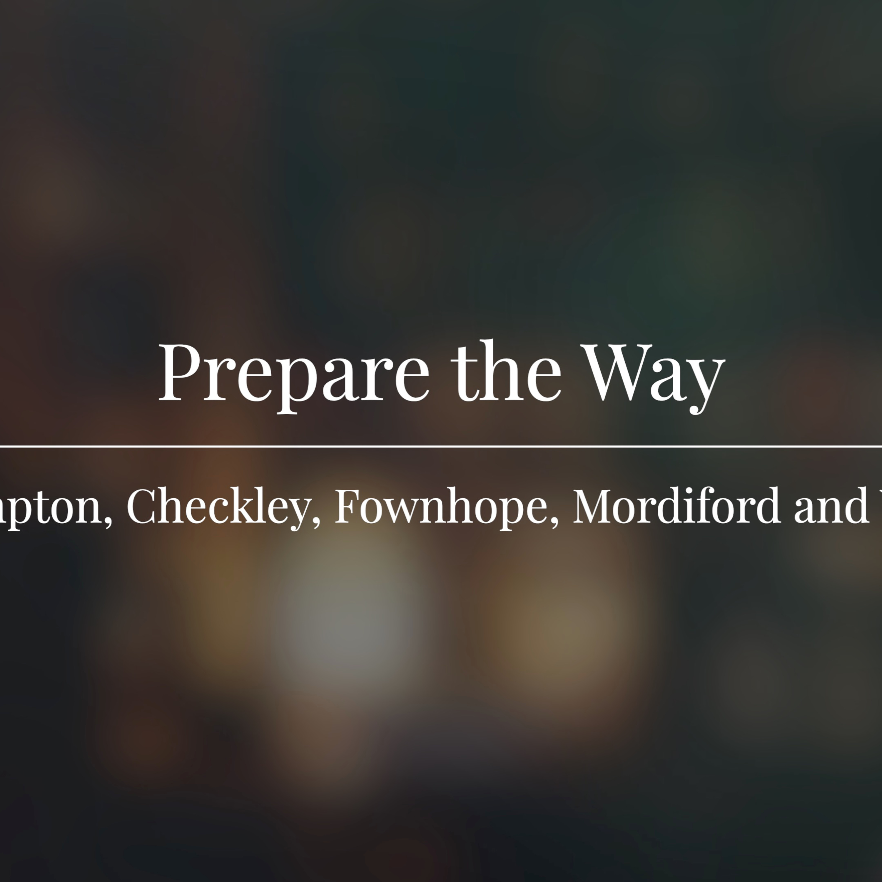 Prepare the Way episode artwork