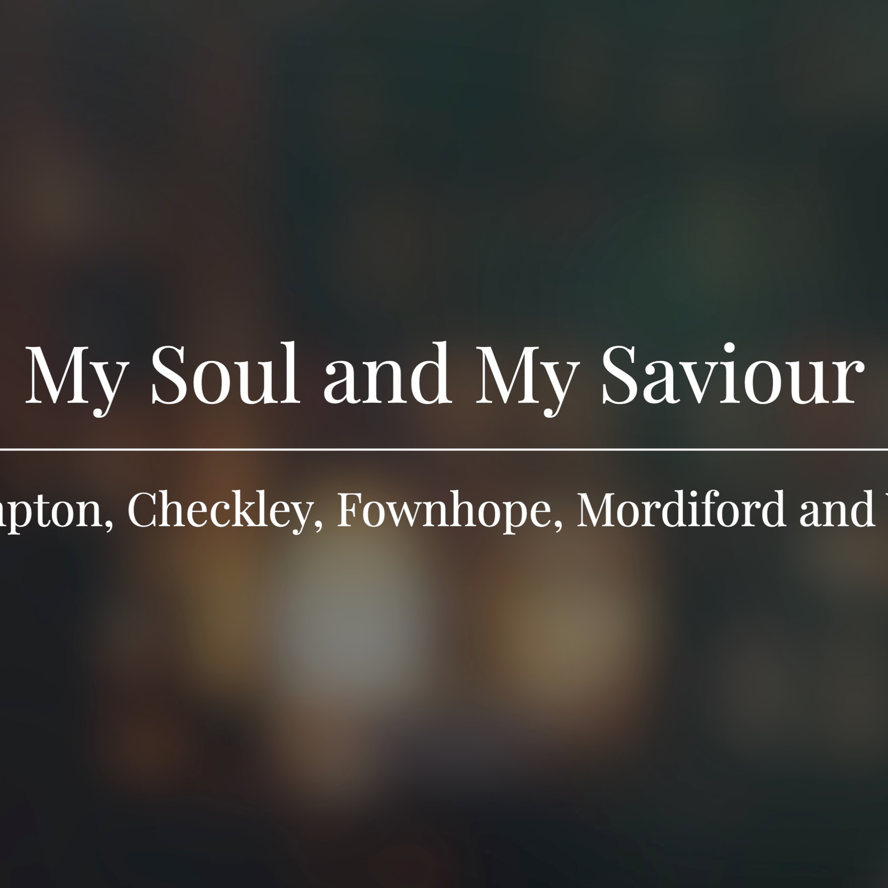 My Soul and My Saviour episode artwork