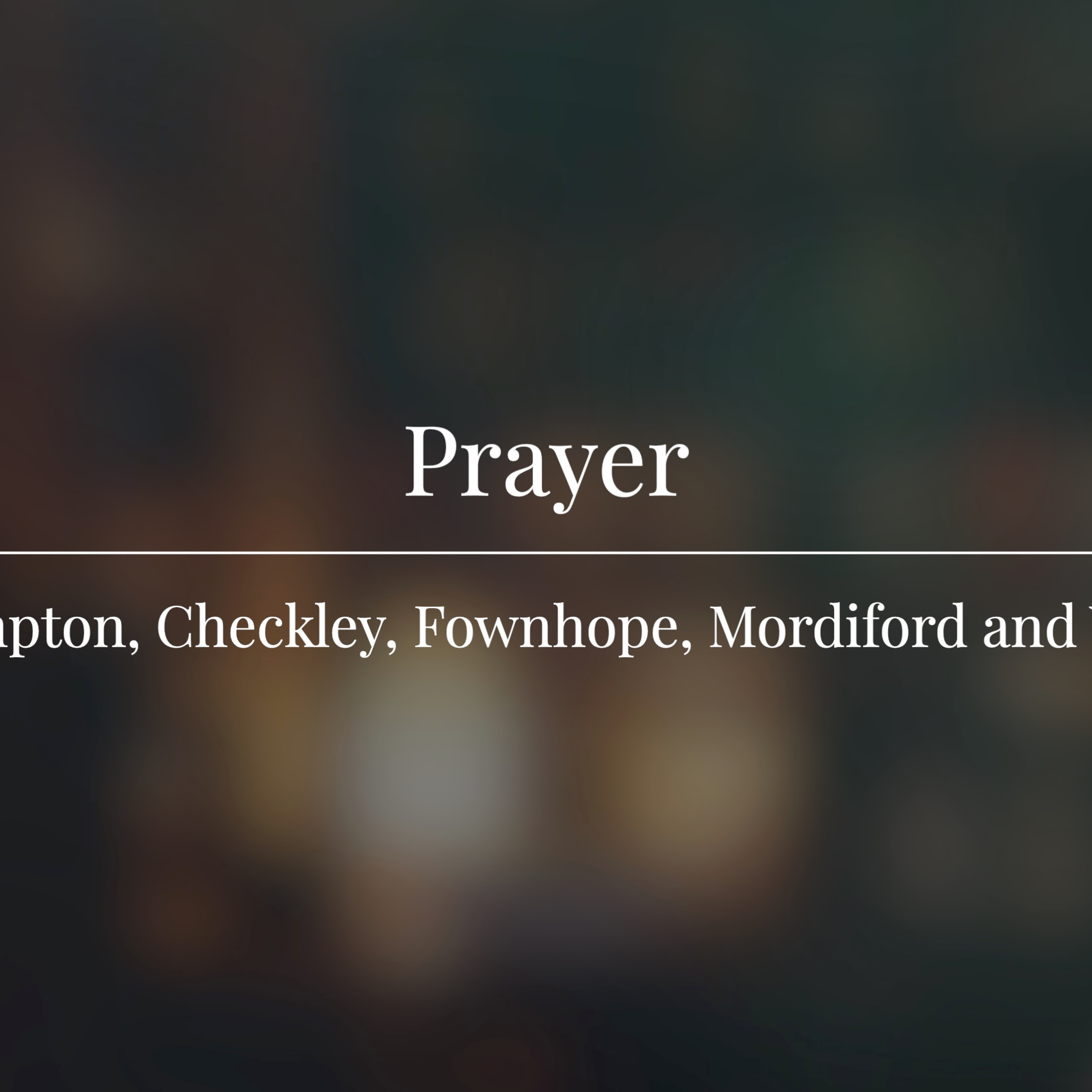Prayer episode artwork