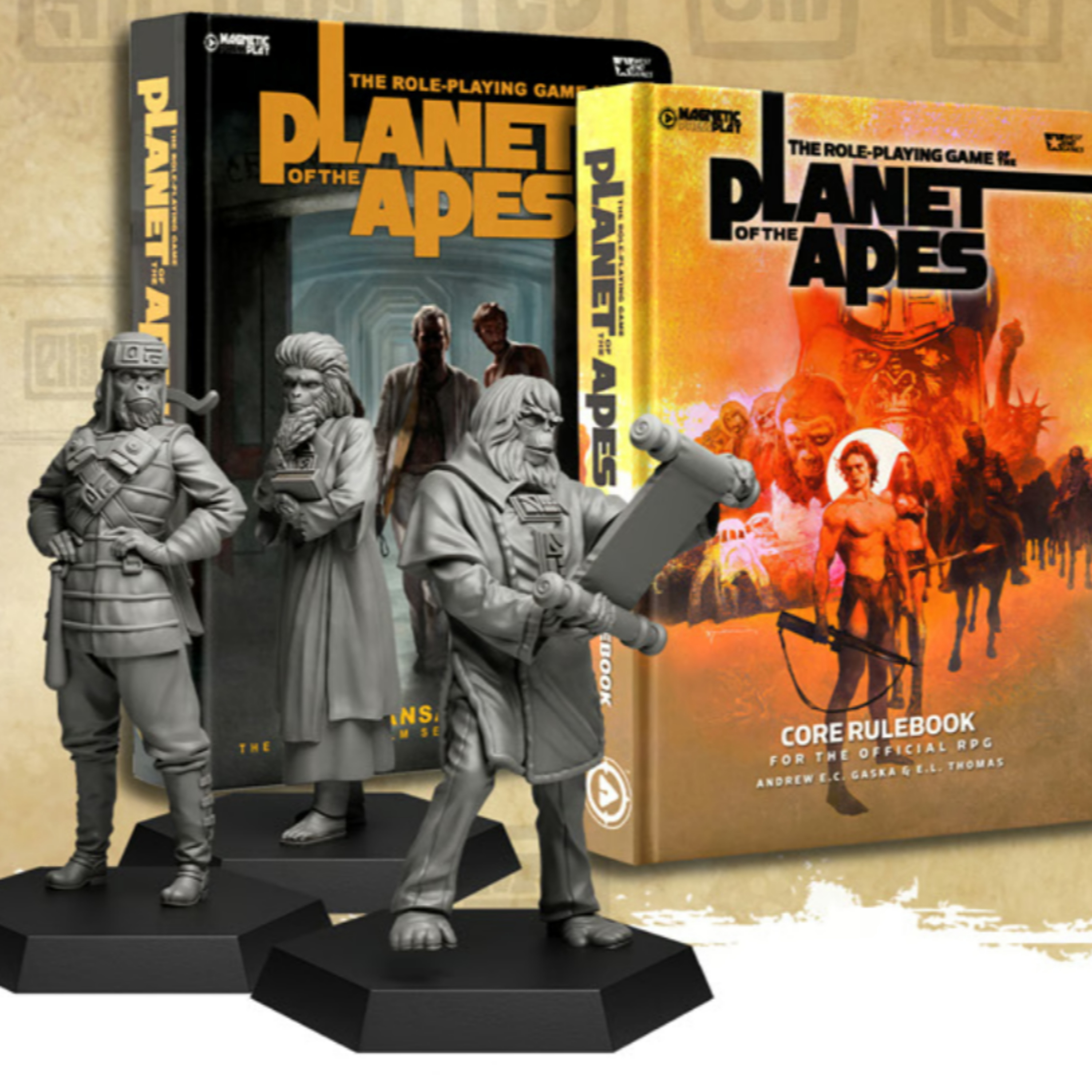 Planet of the Apes TTRPG Kickstarter. Interview with the Creative Lead Andrew E C Gaska episode artwork
