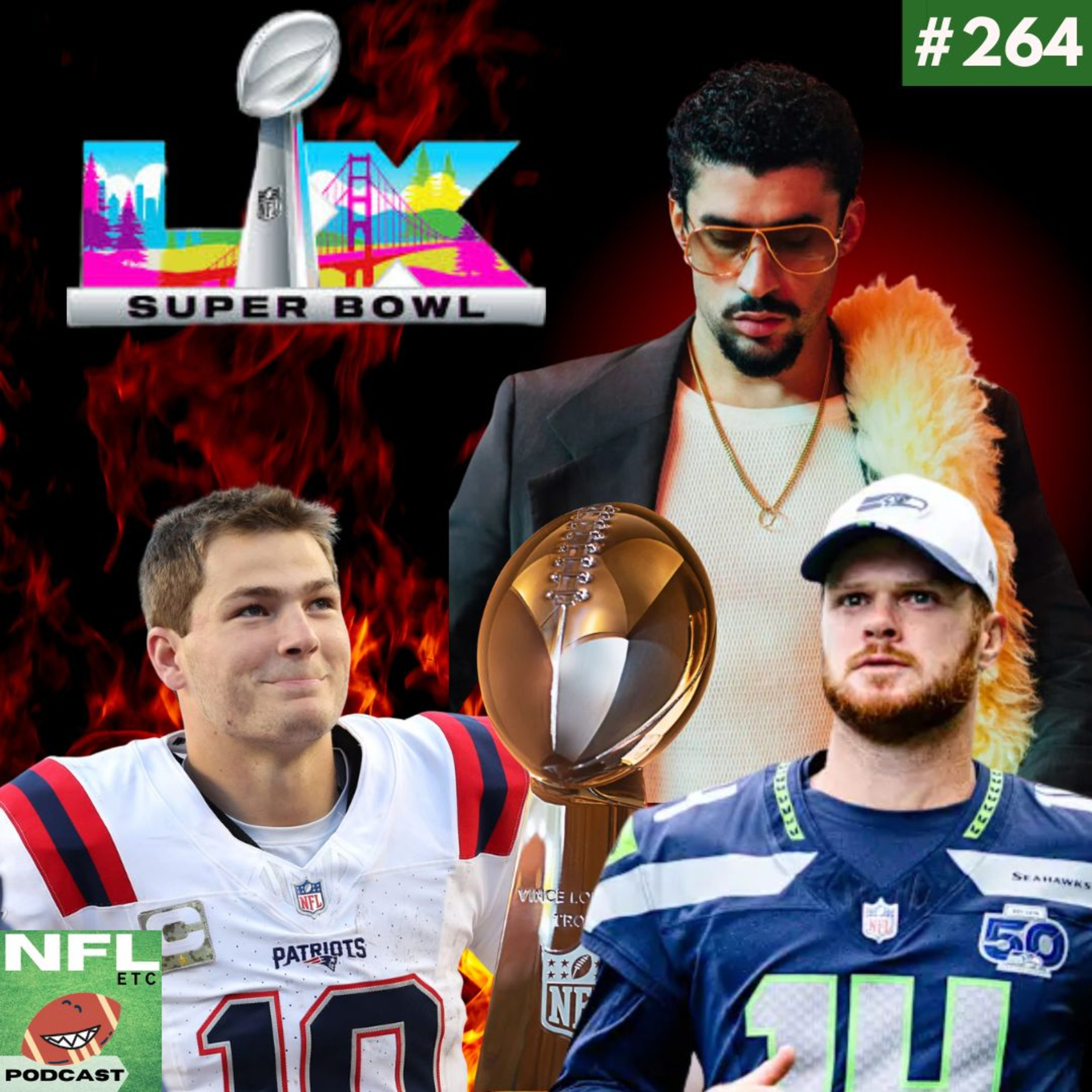 NFL Etc 264 - Vagas de HC preenchidas, Belichick fora do HoF e prévia Super Bowl LX episode artwork