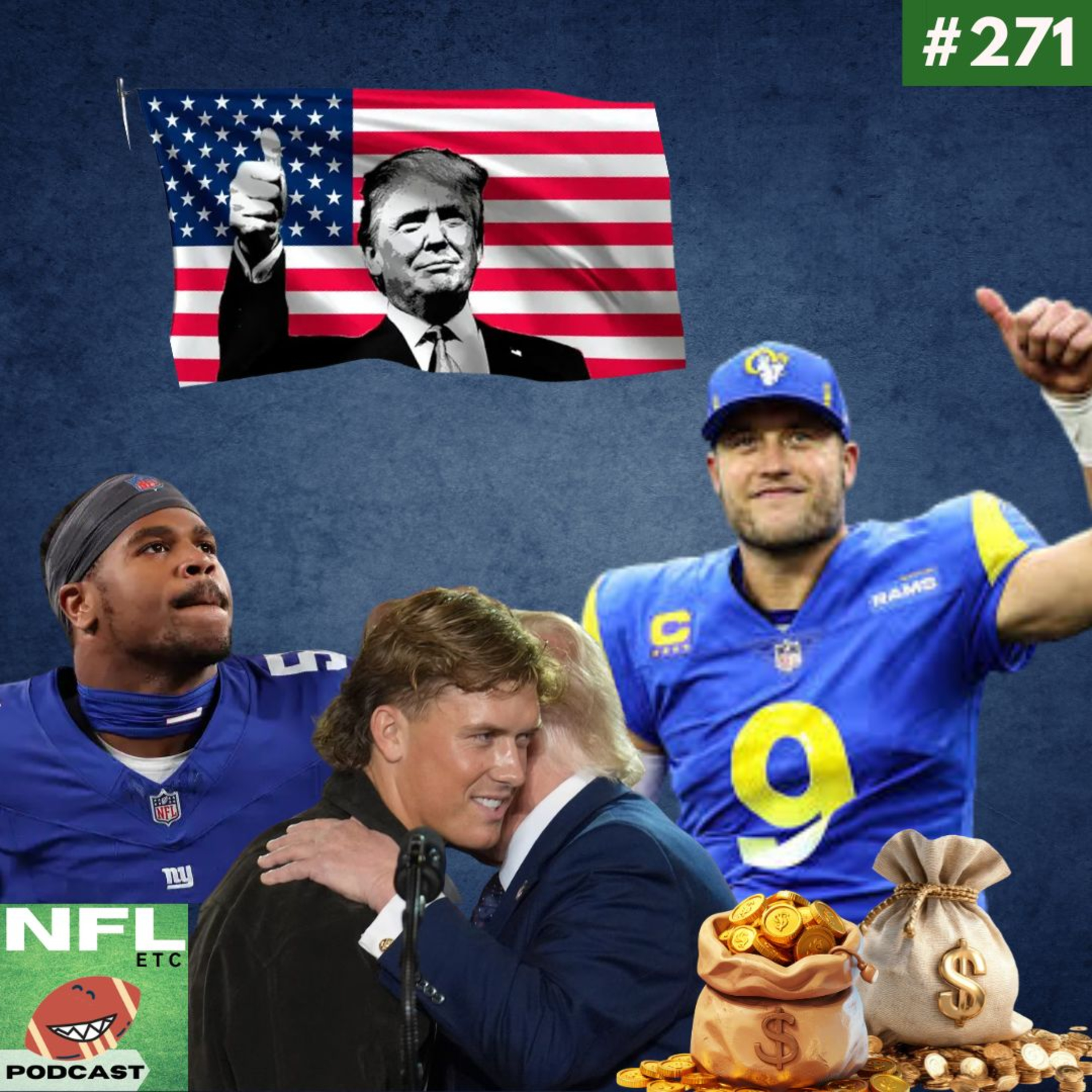 NFL Etc 271 - Stafford bem pago e vestiário rachado no Giants episode artwork