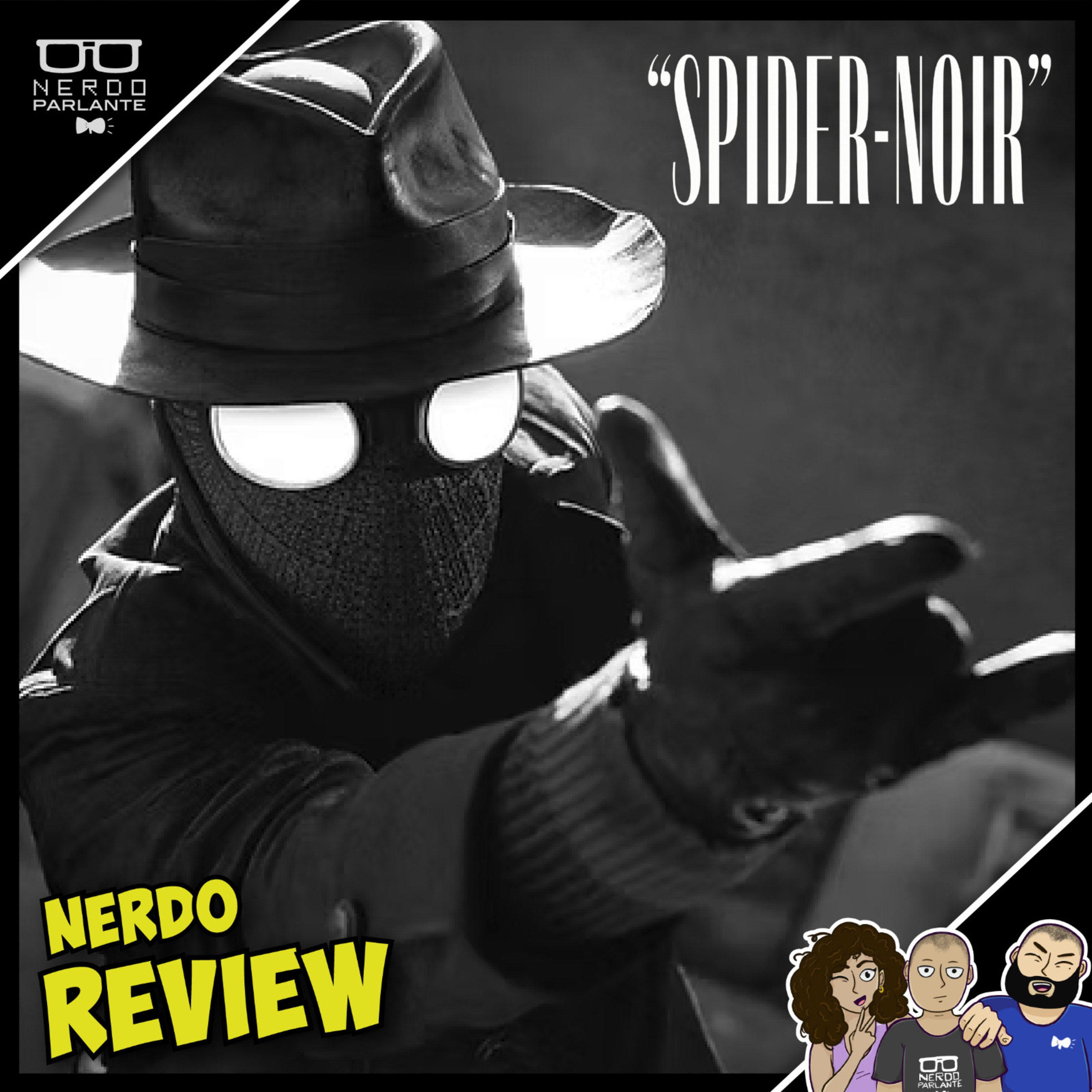 Back in Black | Nerdo Review | Spider-Noir episode artwork