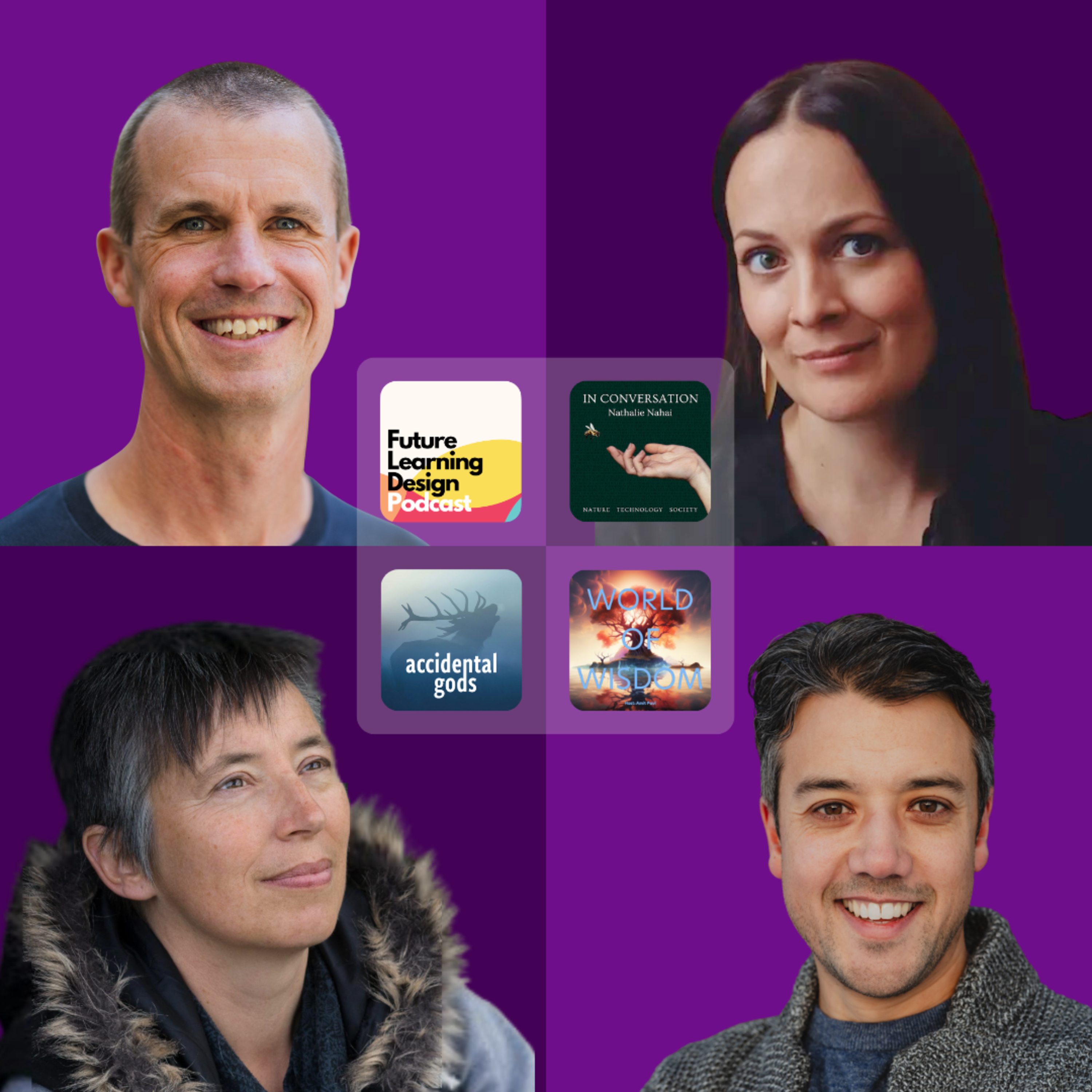 Podcasters Unite! Thinking about systemic change with Nathalie Nahai, Amit Paul, and Manda Scott episode artwork