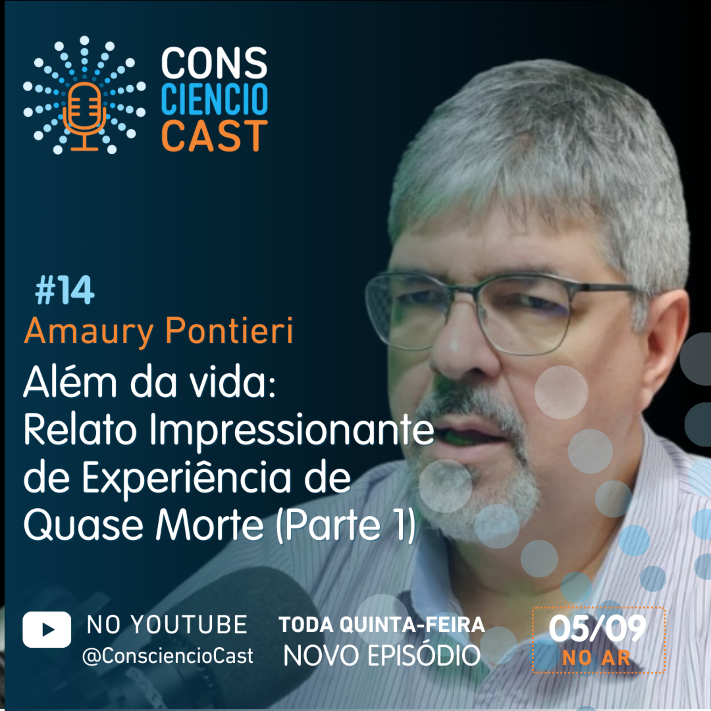 Além da Vida: Relato Impressionante de Experiência de Quase Morte com Amaury Pontieri (parte 1)  episode artwork