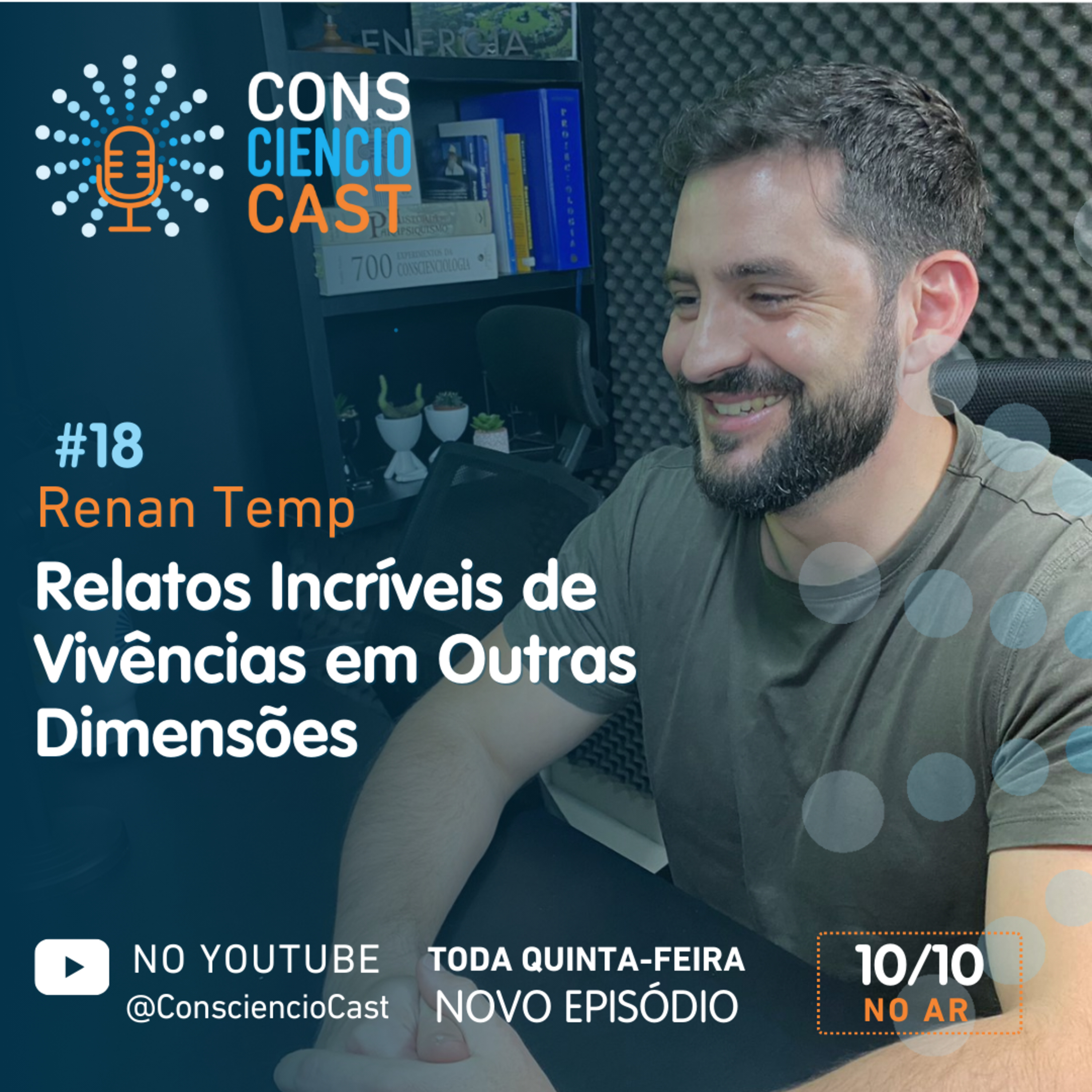 Relatos Incríveis de Vivências em Outras Dimensões - Renan Temp episode artwork