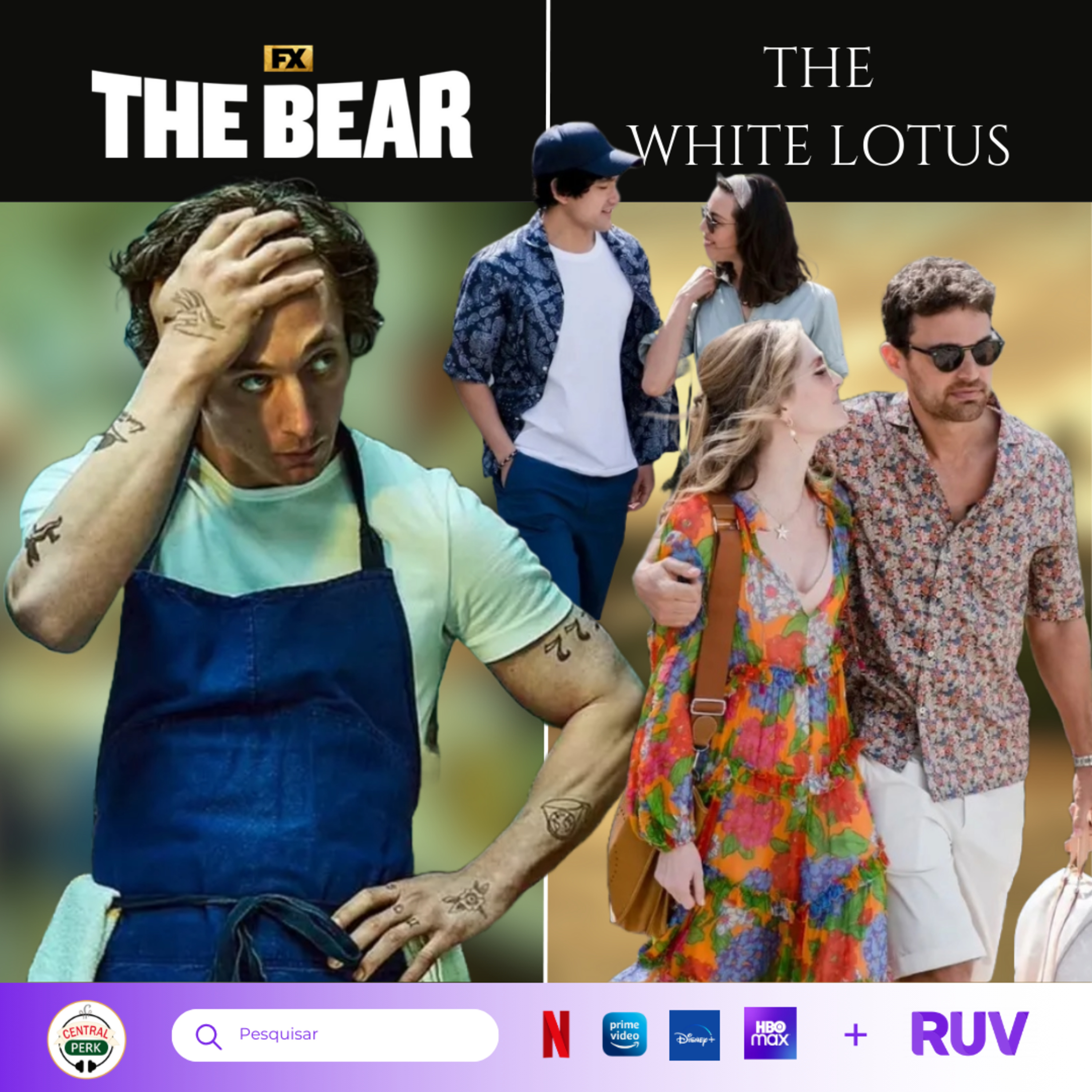 O CAOS INSTAURADO EM THE BEAR E THE WHITE LOTUS episode artwork