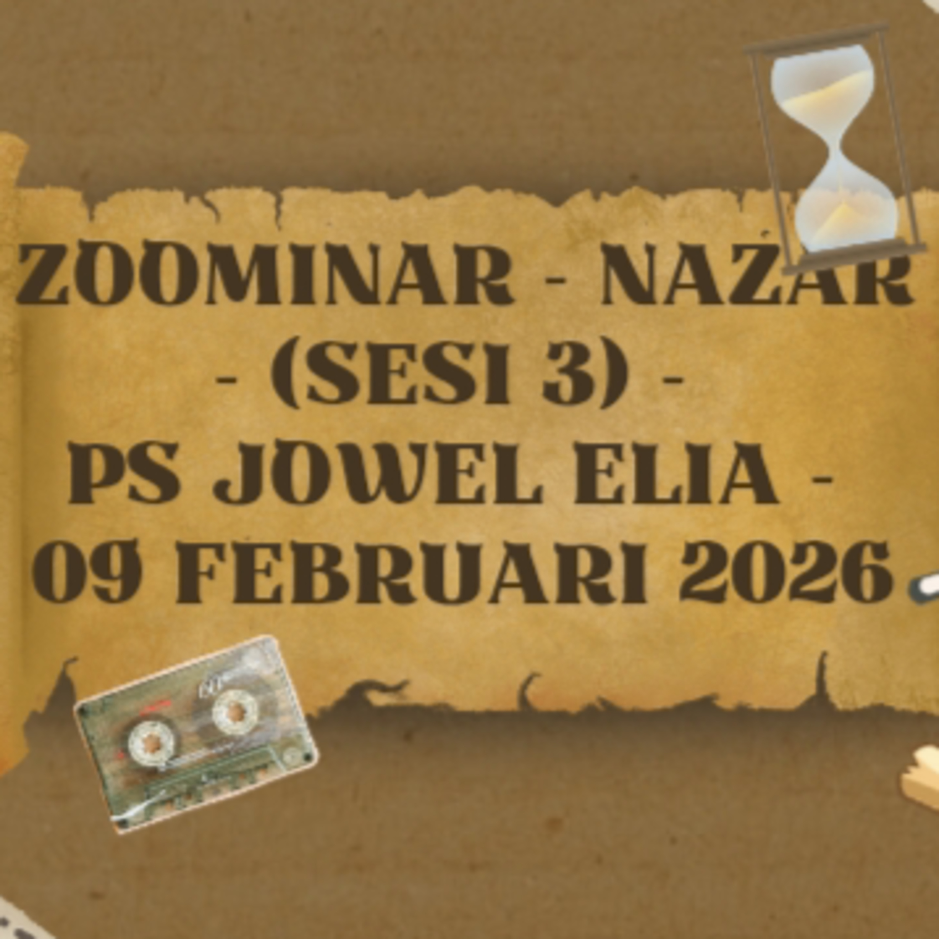 Zoominar - Nazar - (Sesi 3) - Ps Jowel Elia - 09 Februari 2026
SideB episode artwork