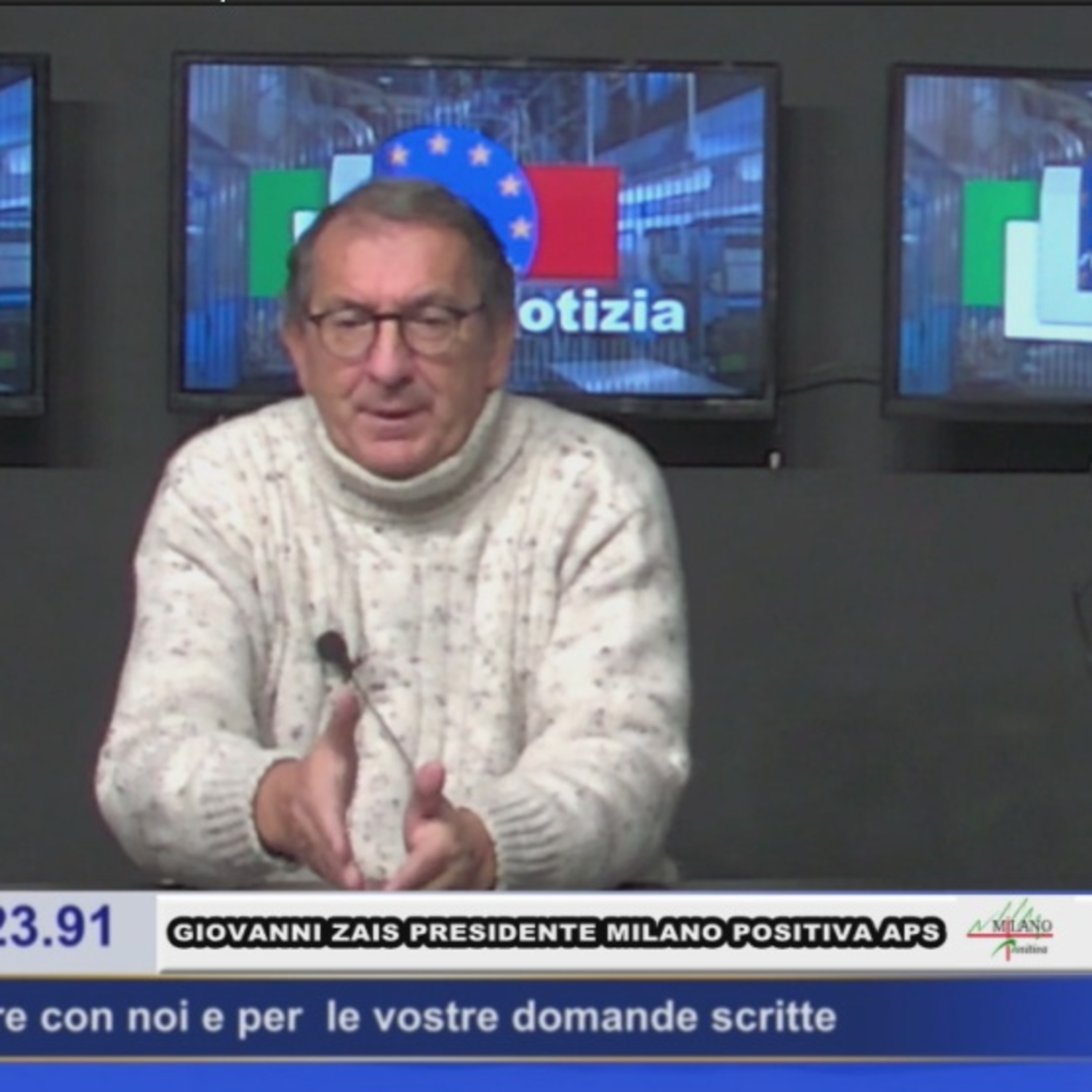 LA NOTIZIA con Giovanni Zais presidente di Milano Positiva aps