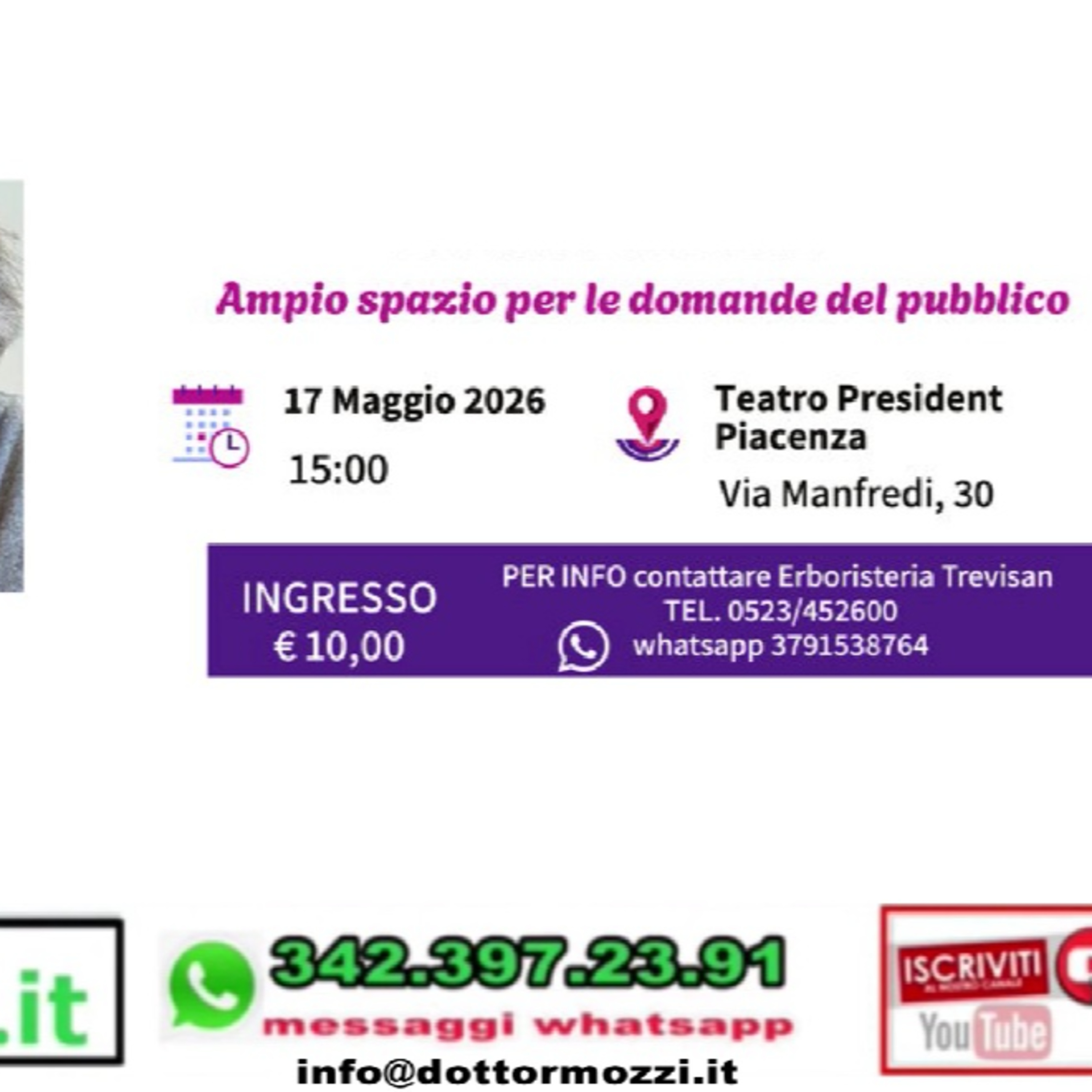 Con il Dottor Mozzi del 22 aprile 2026