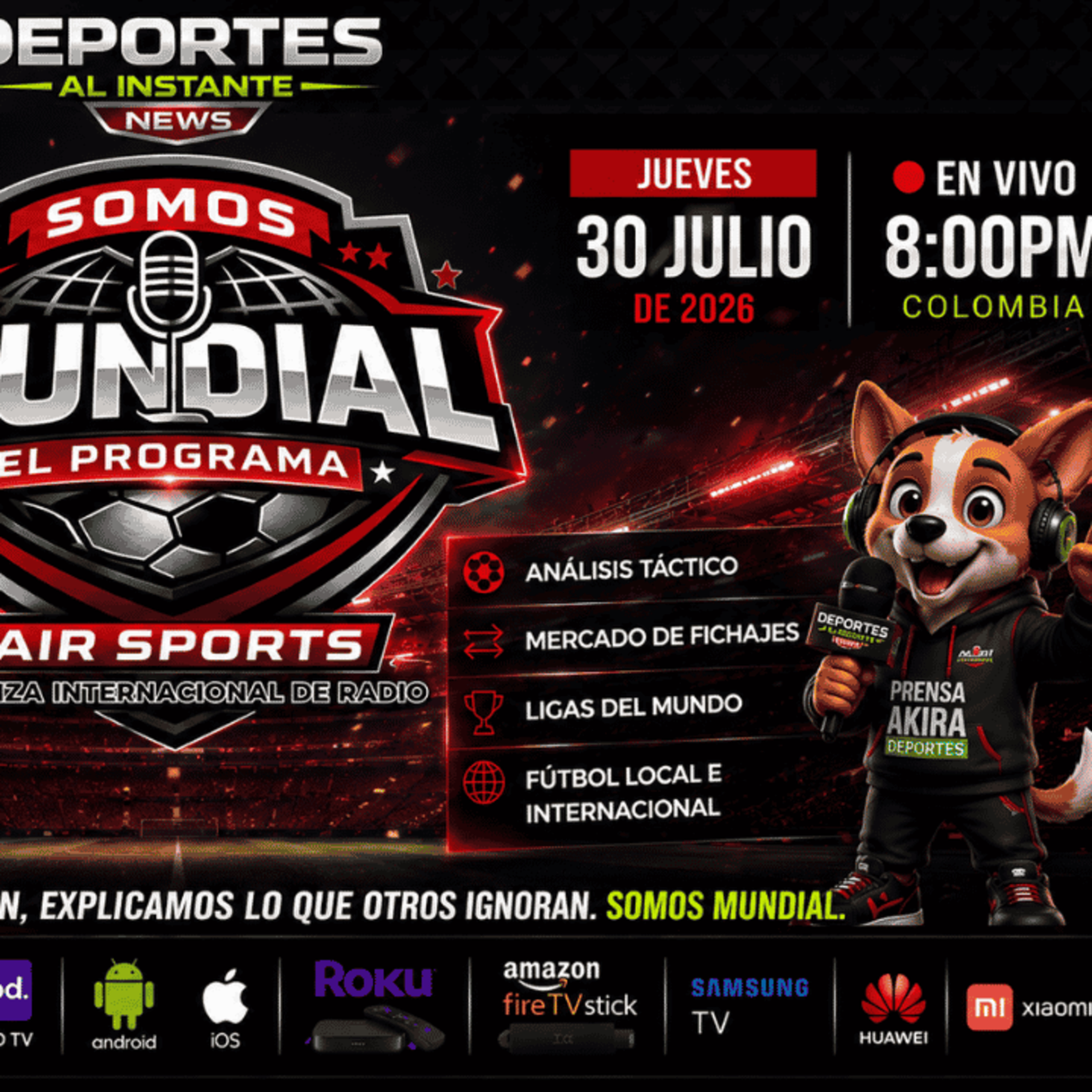 Actualidad del Fútbol Global | Somos Mundial: Edición 30 de Julio 2026 episode artwork