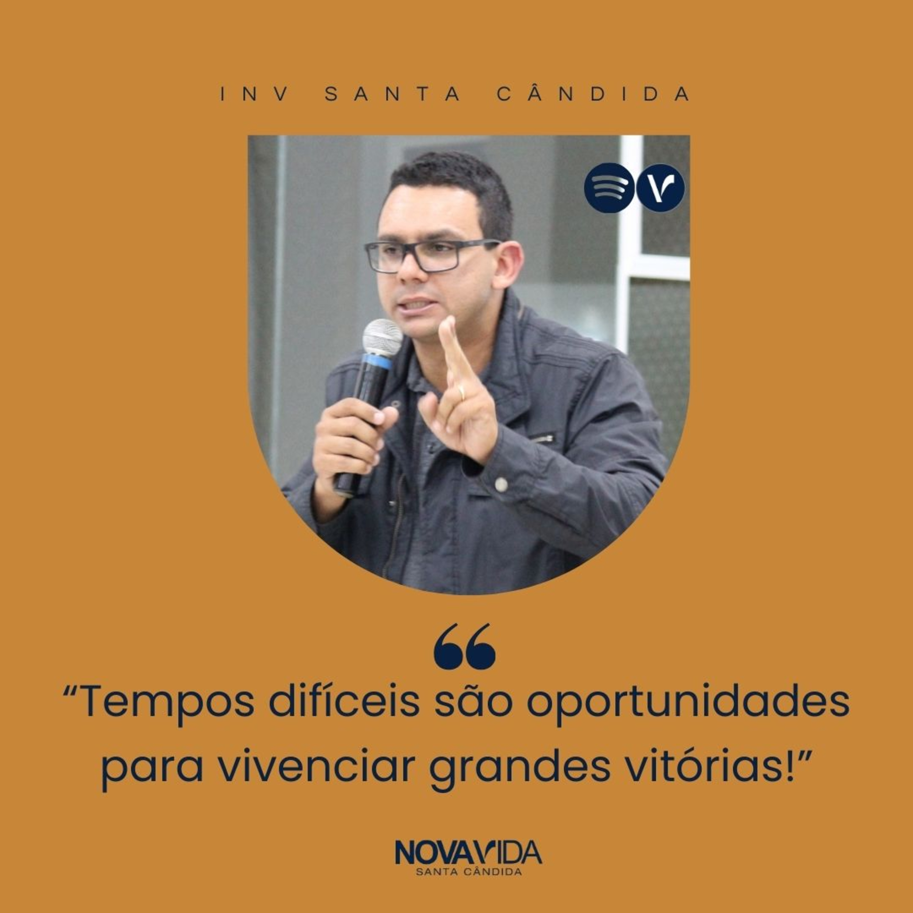 "Tempos difíceis são oportunidades para vivenciar grandes vitórias!" episode artwork