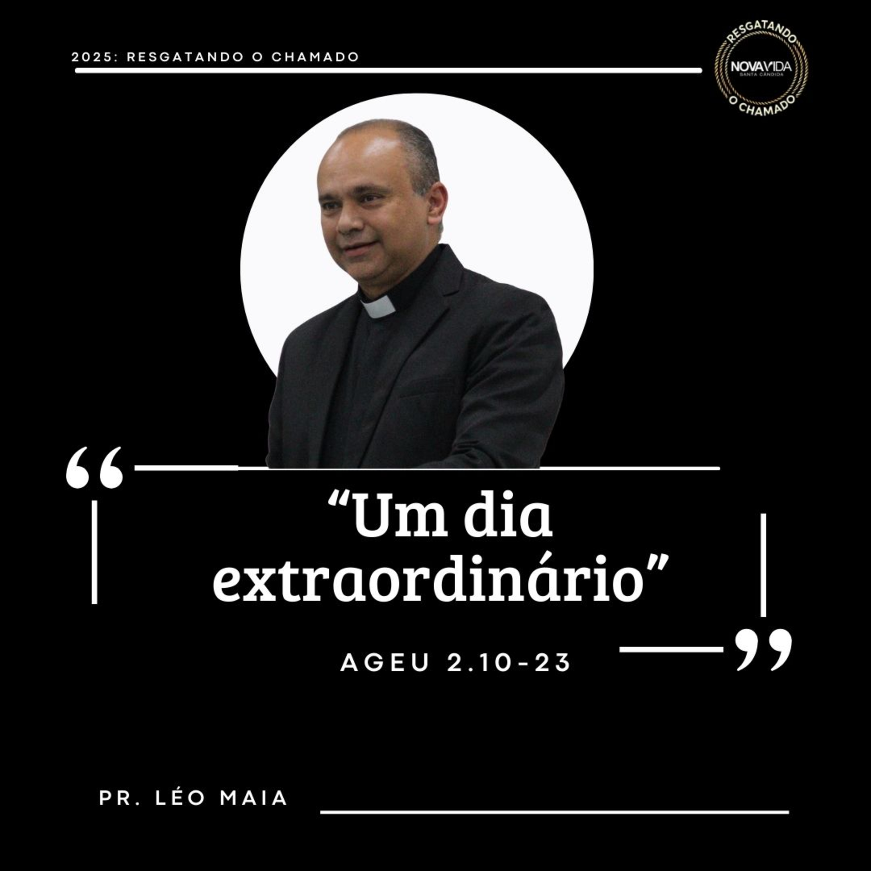 "Um dia extraordinário" episode artwork