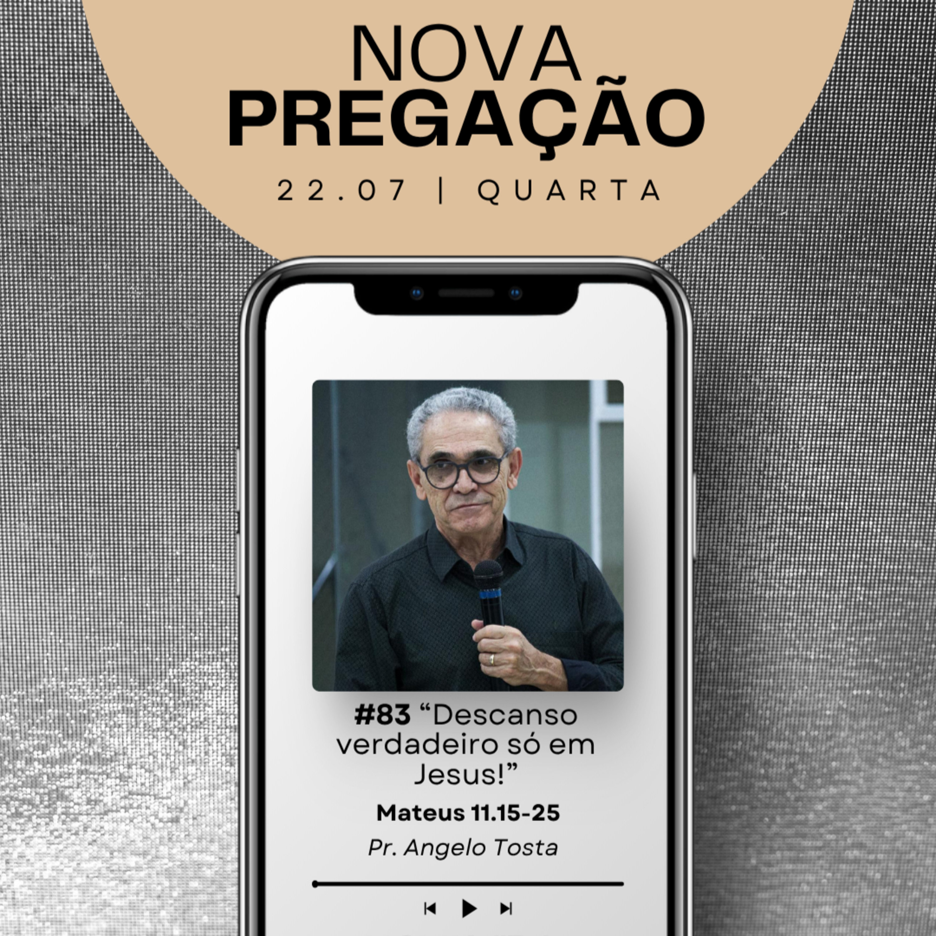 "Descanso verdadeiro só em Jesus!" episode artwork