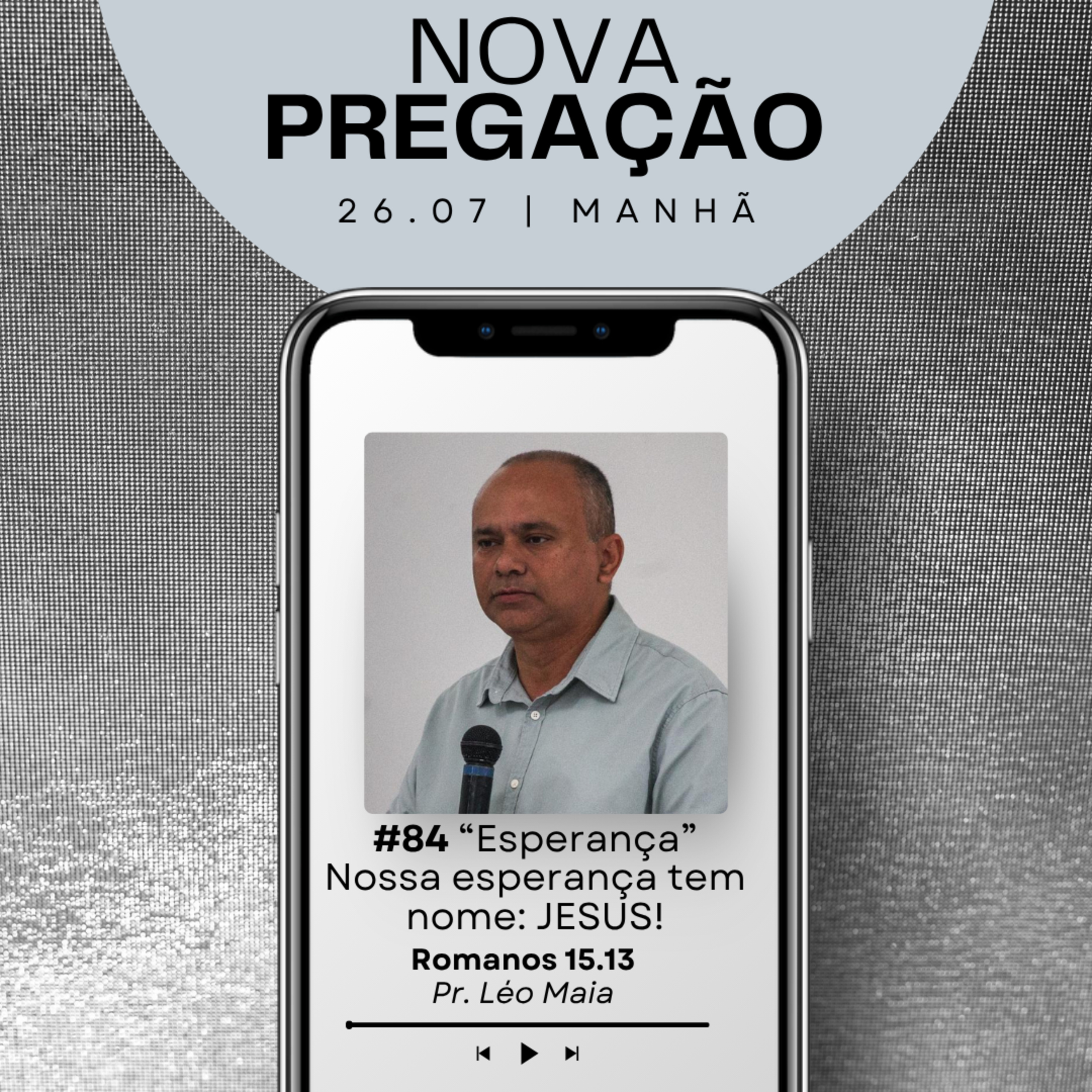 "Esperança | Nossa esperança tem nome: JESUS!" episode artwork