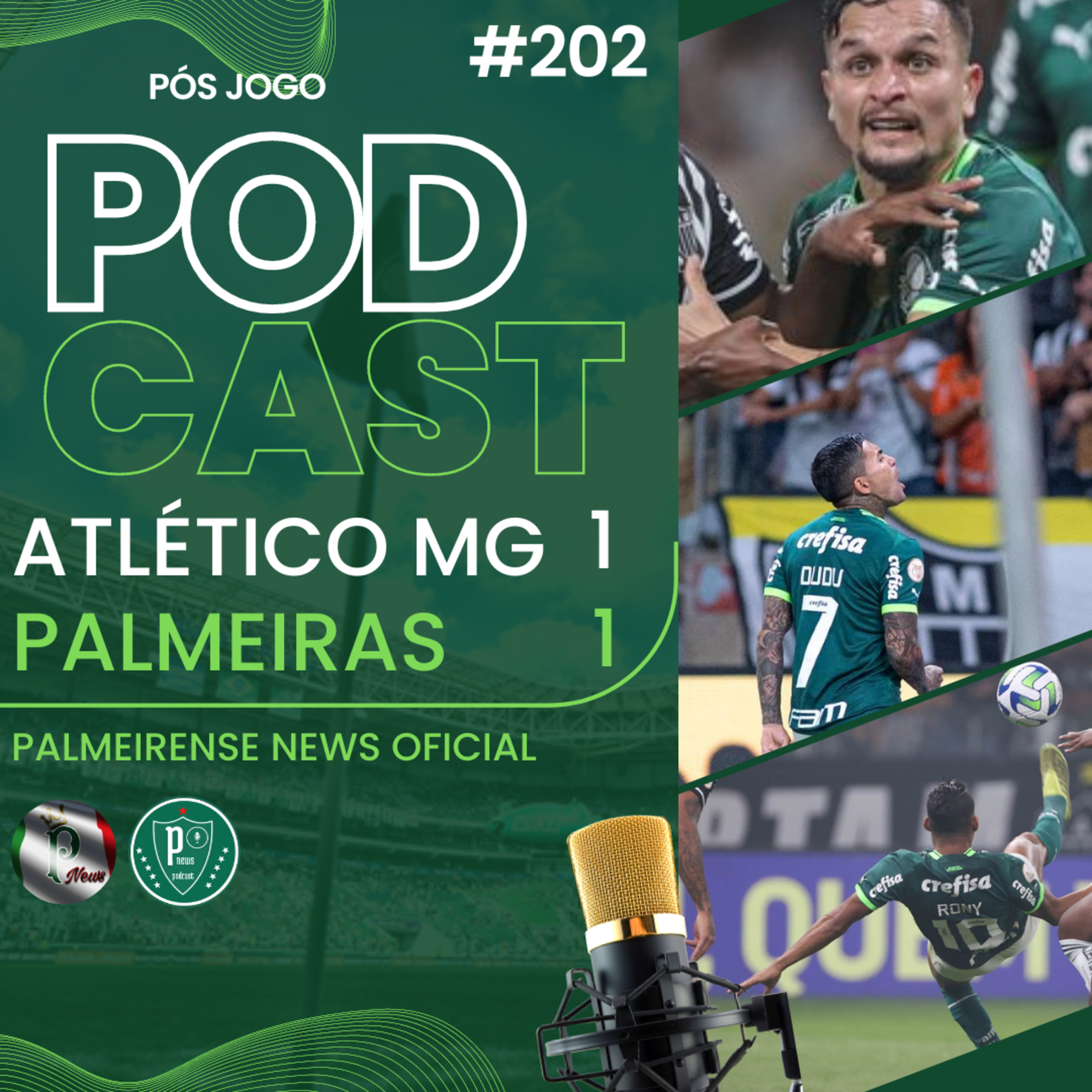 #202 | ATLÉTICO MG 1X1 PALMEIRAS | PÓS JOGO | MANIA DE PERSEGUIÇÃO episode artwork