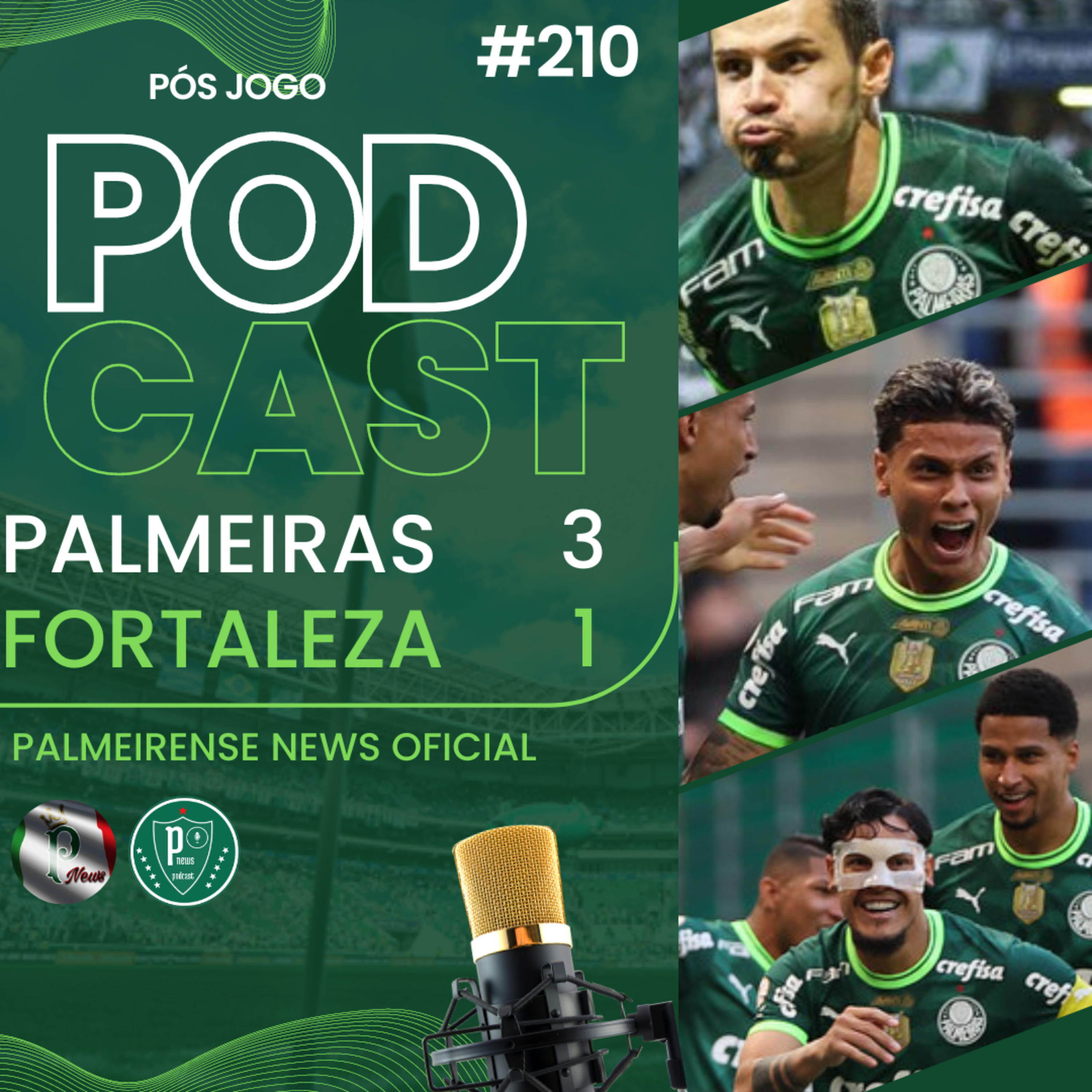 #210 | PALMEIRAS 3X1 FORTALEZA | PÓS JOGO | SAI PRA LÁ ZICA  episode artwork
