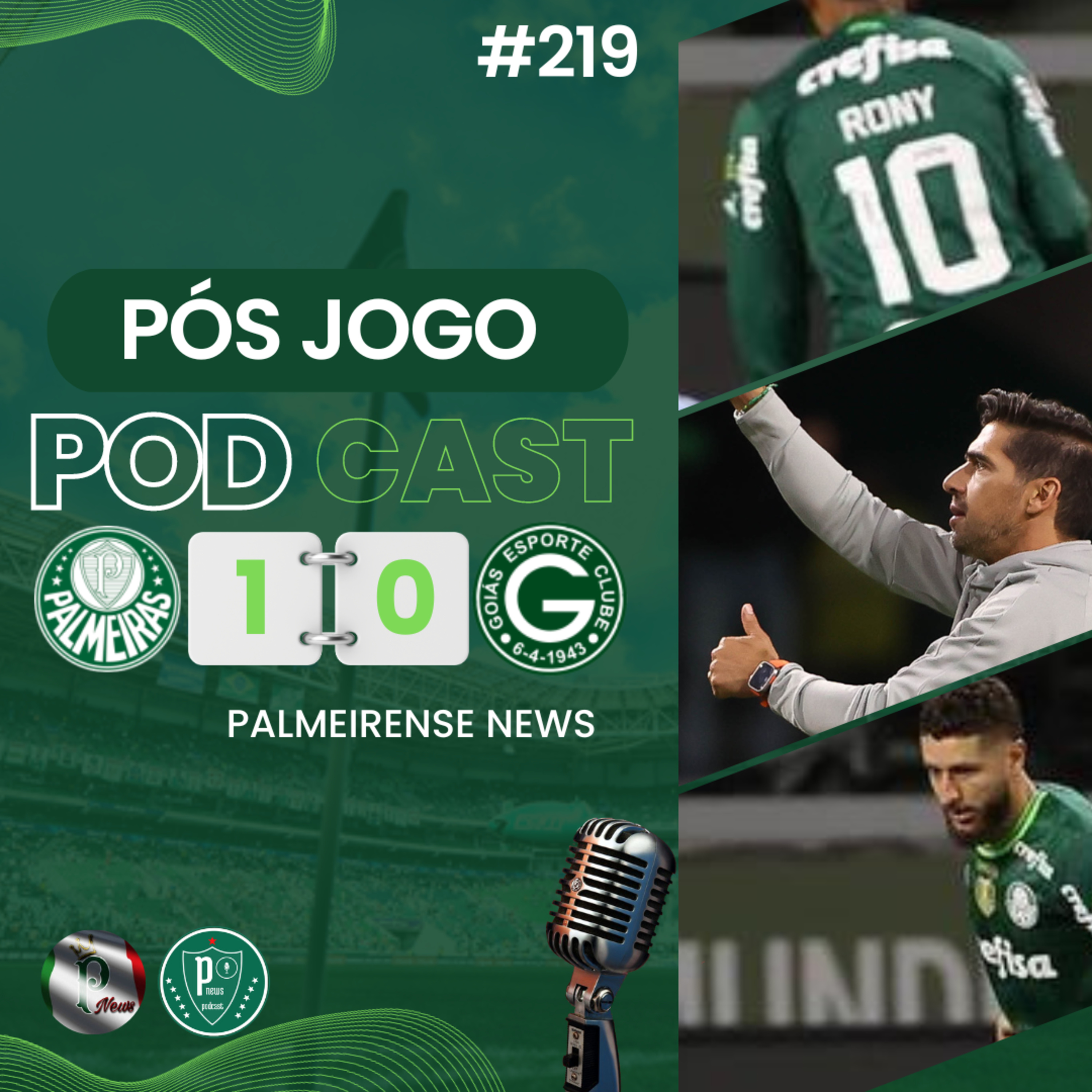 #219 | PALMEIRAS 1X0 GOIÁS | PÓS JOGO | BRENO LOPES TOME VERGONHA NA CARA episode artwork