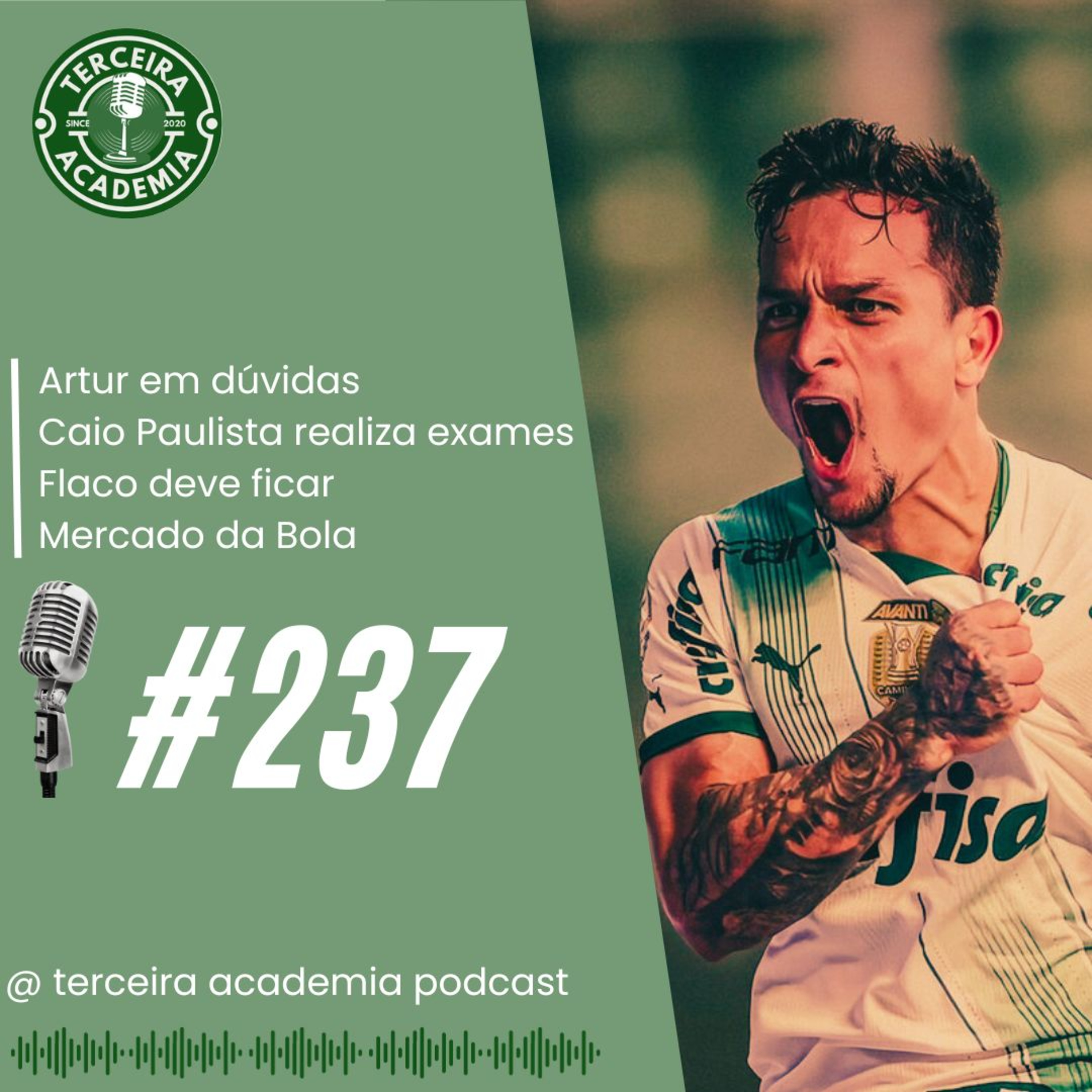 #237 | ARTUR COM DÚVIDAS | CAIO PAULSITA REALIZA EXAMES NO PALMEIRAS | MERCADO DA BOLA episode artwork