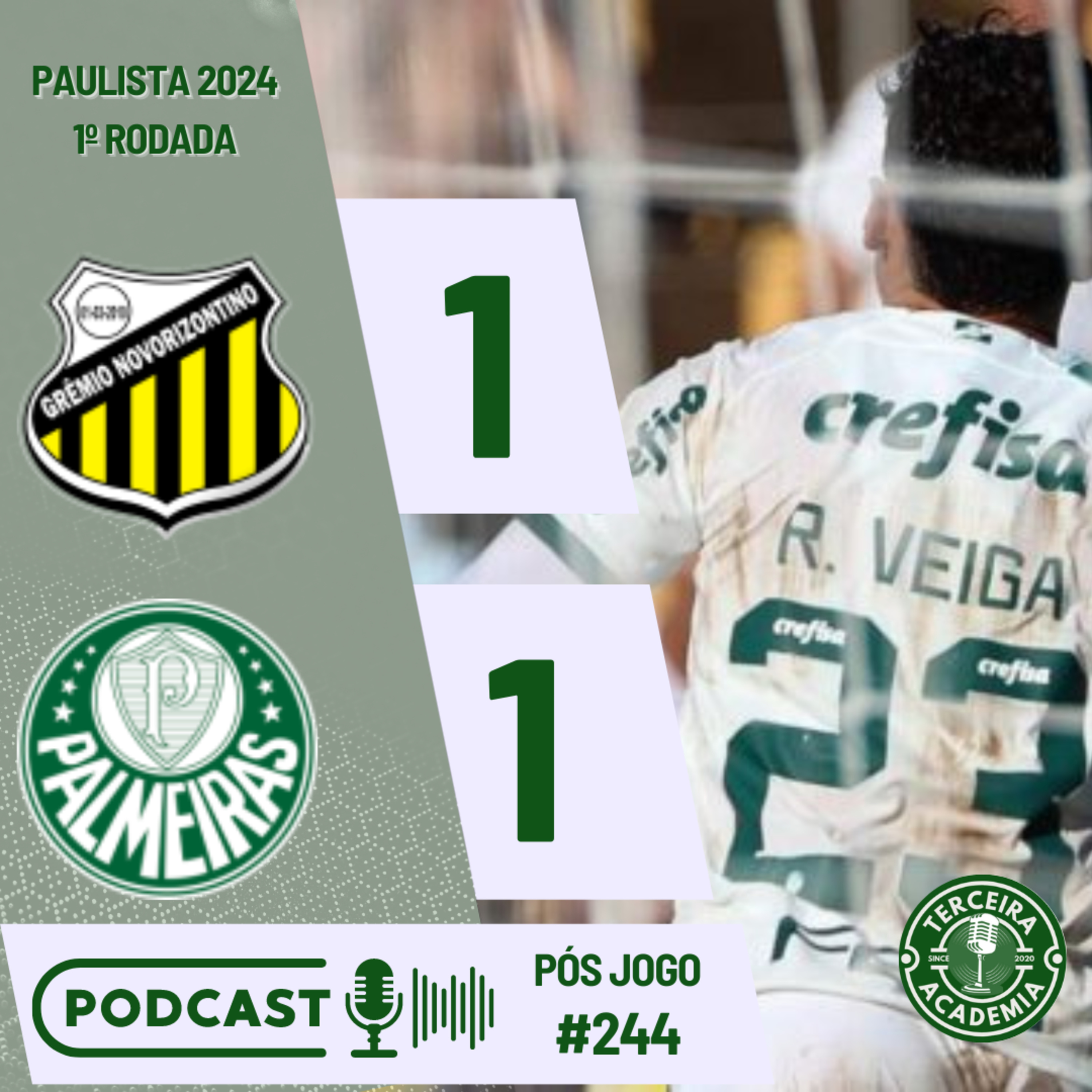 #244 | NOVORIZONTINO 1X1 PALMEIRAS | PÓS JOGO | PAULISTA 2024 episode artwork
