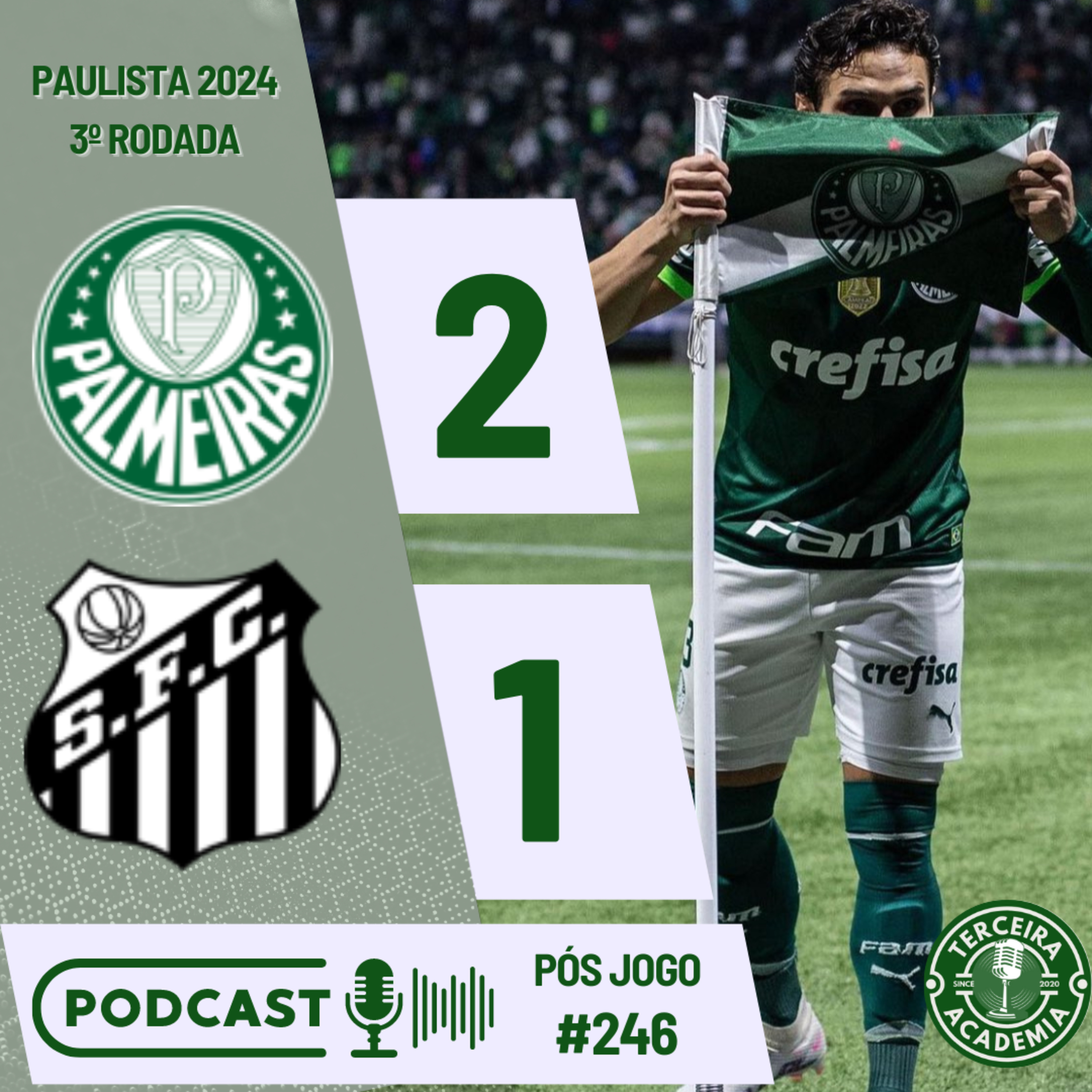 #246 | PALMEIRAS 2X1 SANTOS | PÓS JOGO | COLETIVA ABEL FERREIRA | GRAMADO DO ALLIANZ PARQUE episode artwork