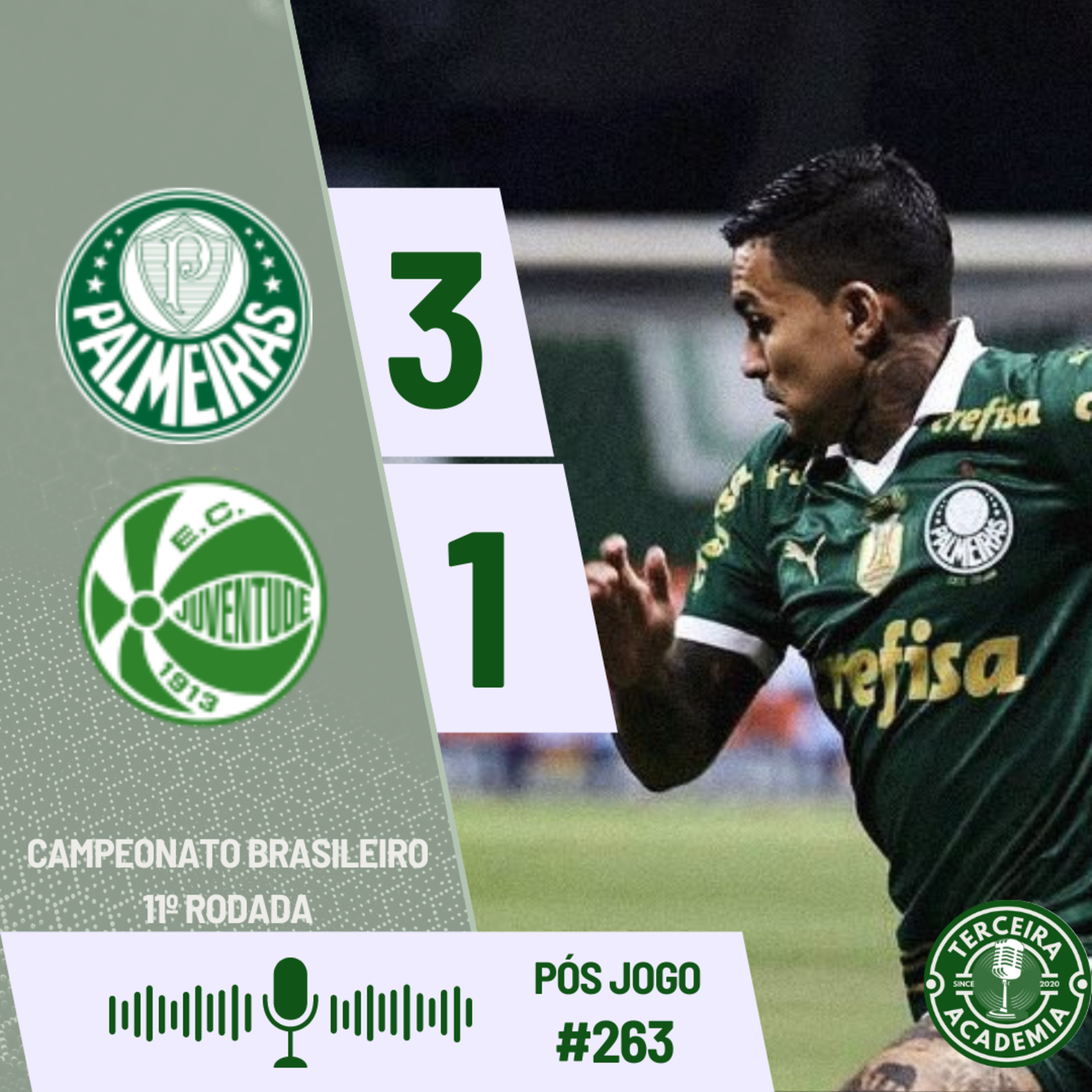 #263 | PALMEIRAS 3X1 JUVENTUDE | PÓS JOGO | NA COLA DO CHEIRINHO episode artwork