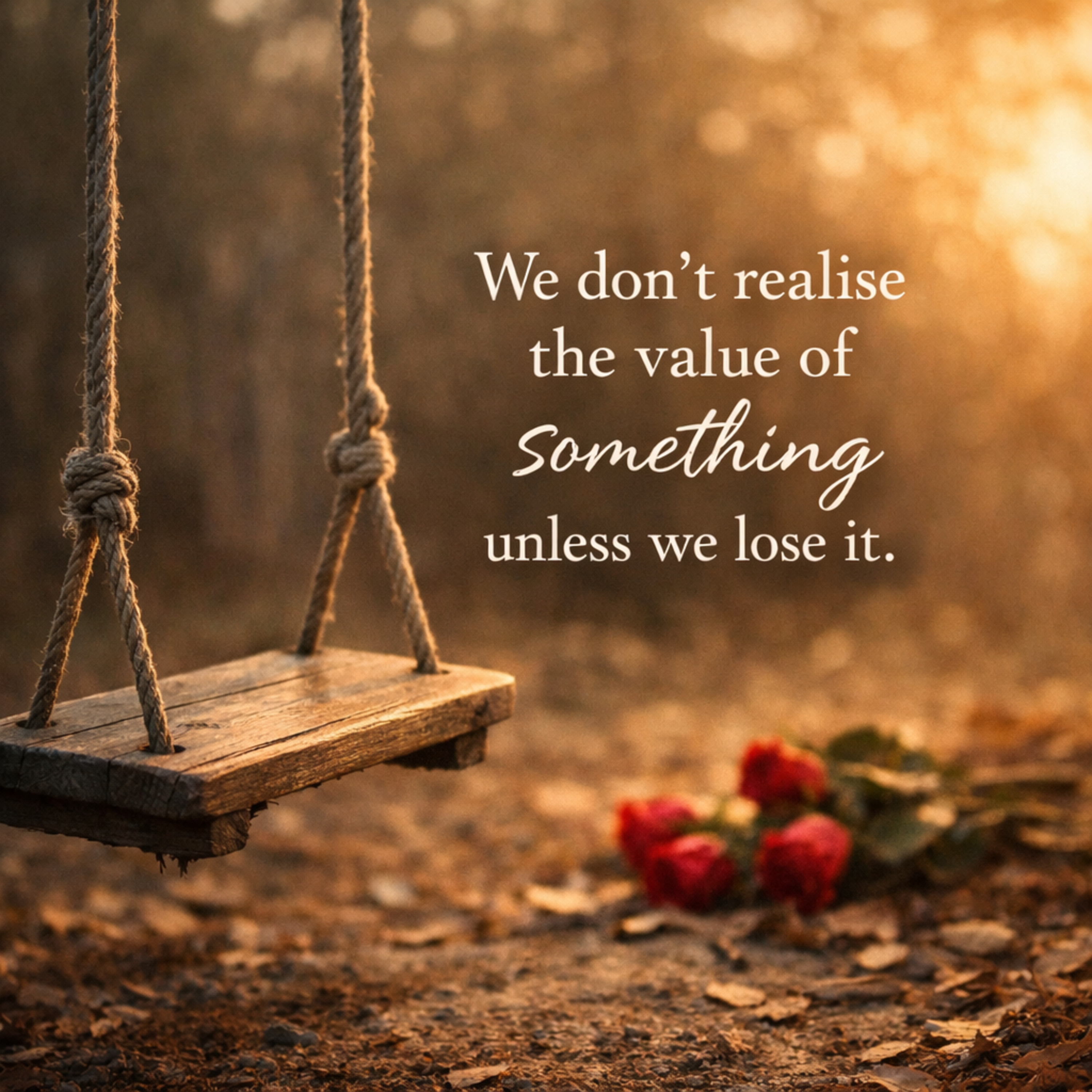 We don't realise the value unless we lose a thing episode artwork