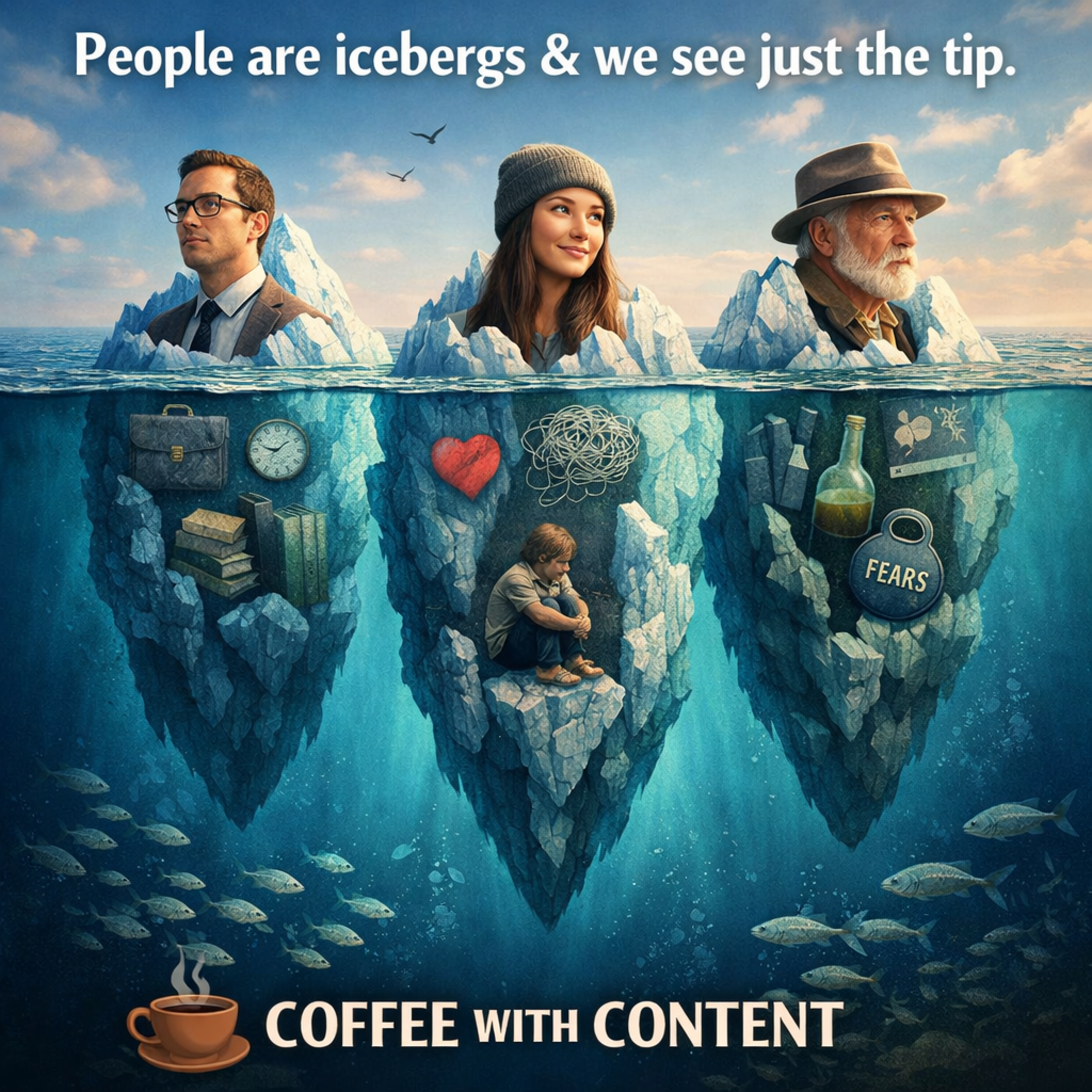 People are icebergs & we see just the tip episode artwork