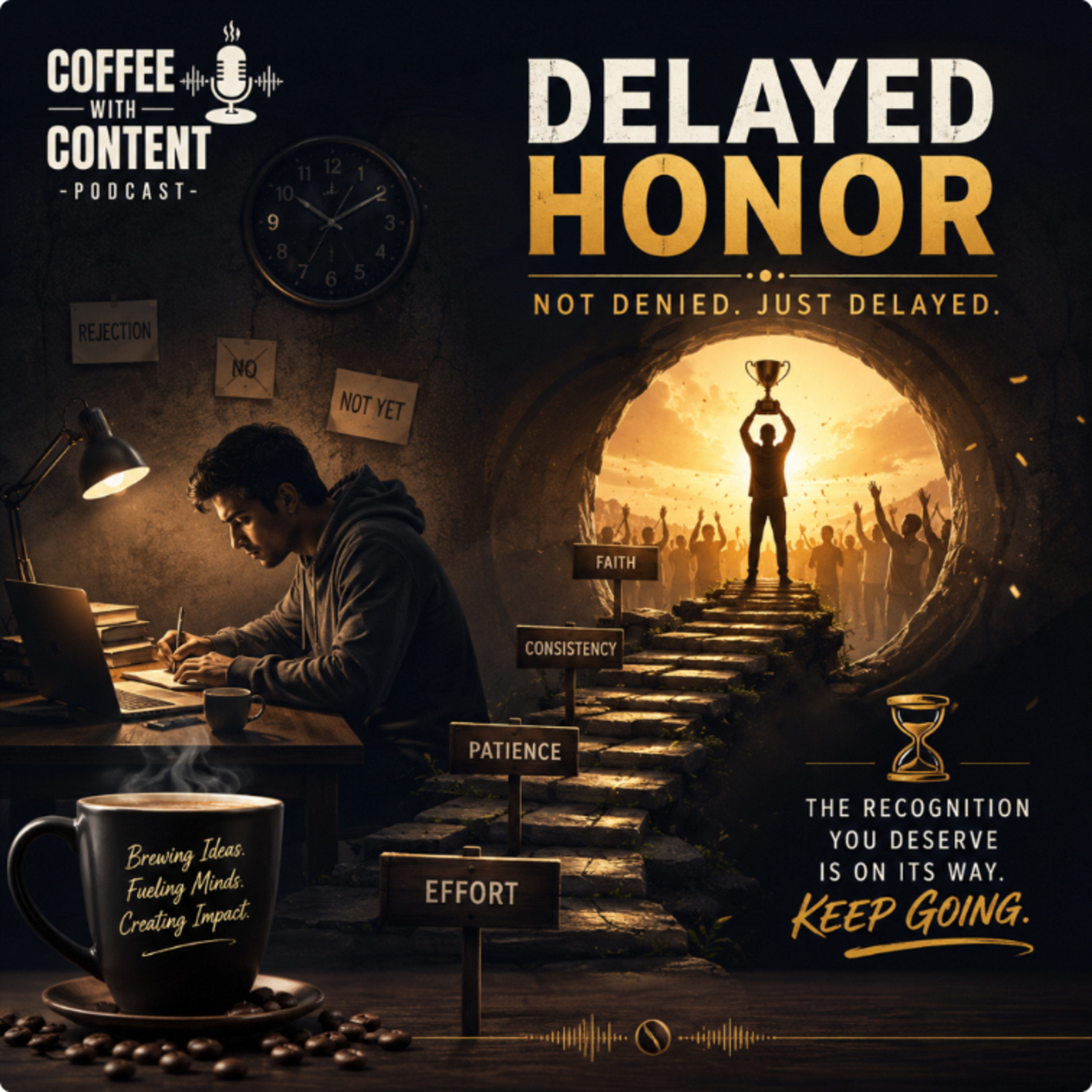 Delayed honor episode artwork