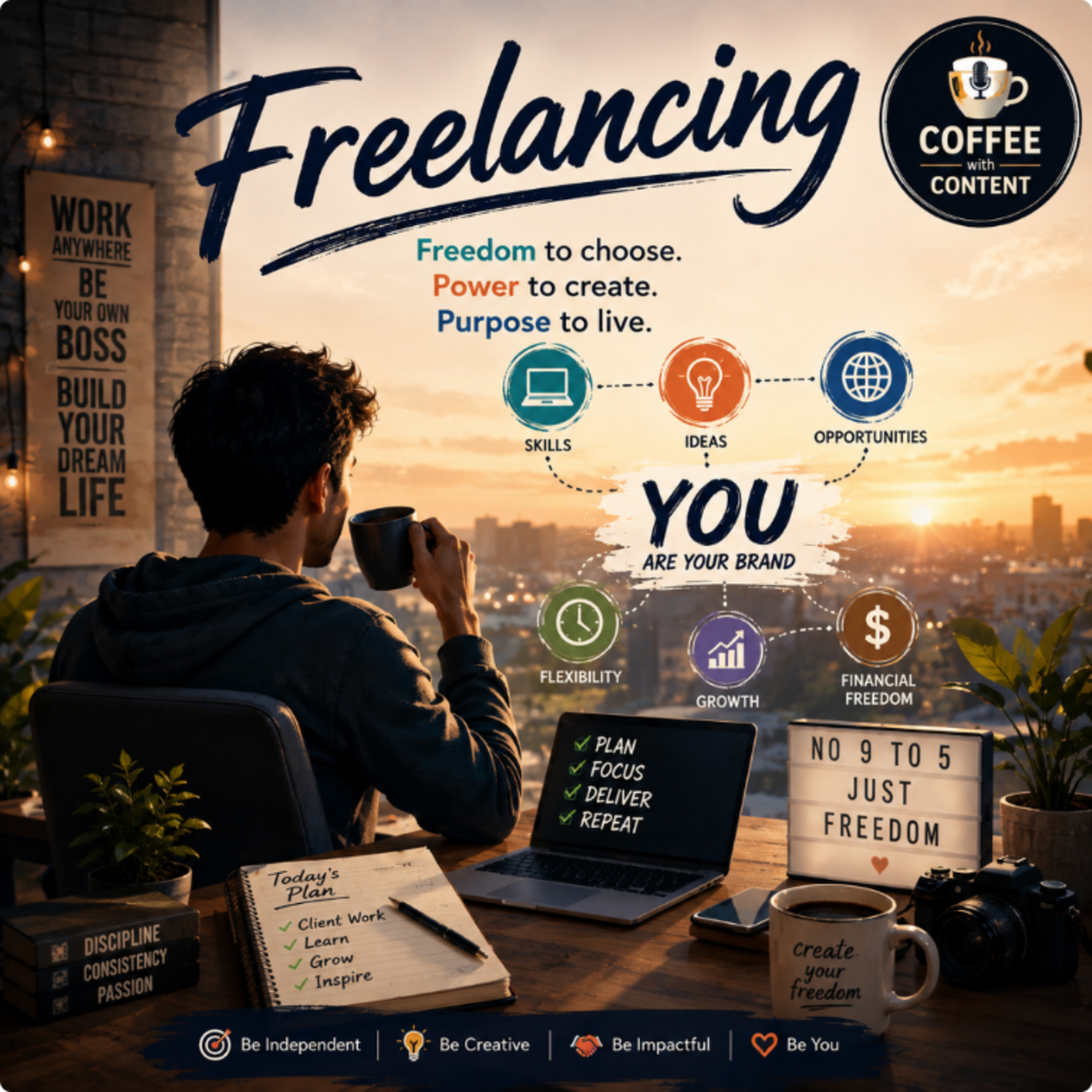 Freelancing episode artwork