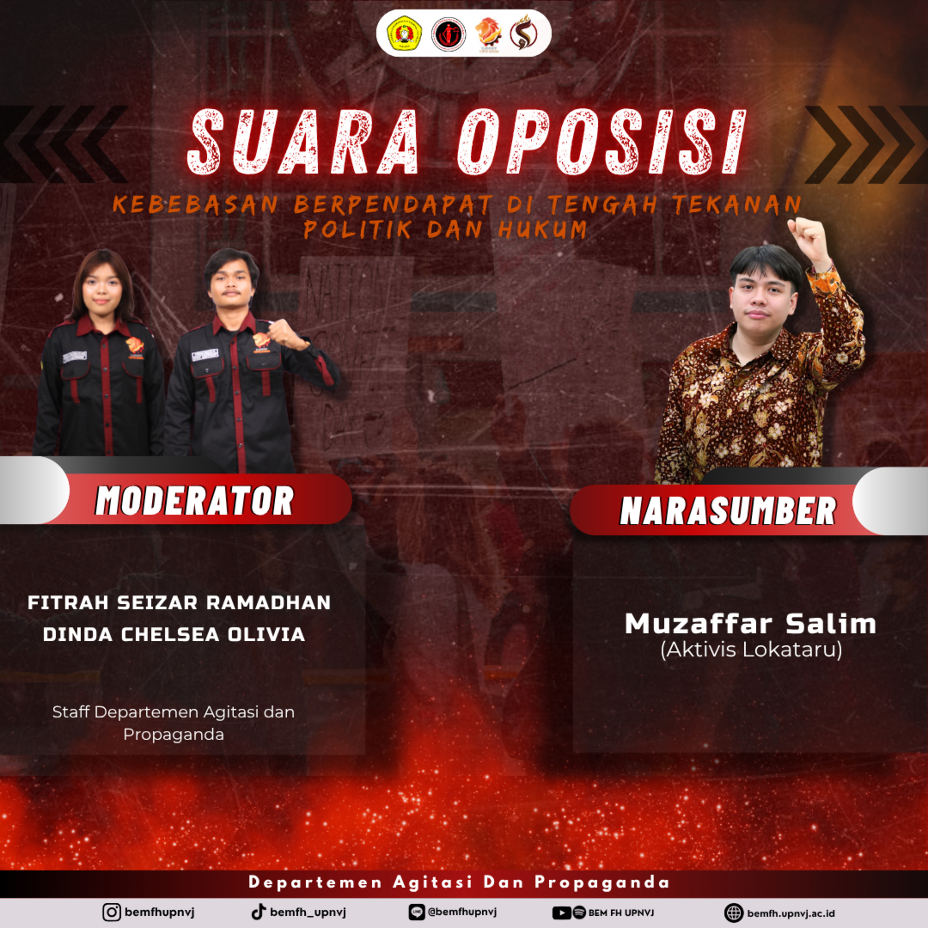 Suara Oposisi #18 : Kebebasan Berpendapat di Tengah Tekanan Politik dan Hukum episode artwork