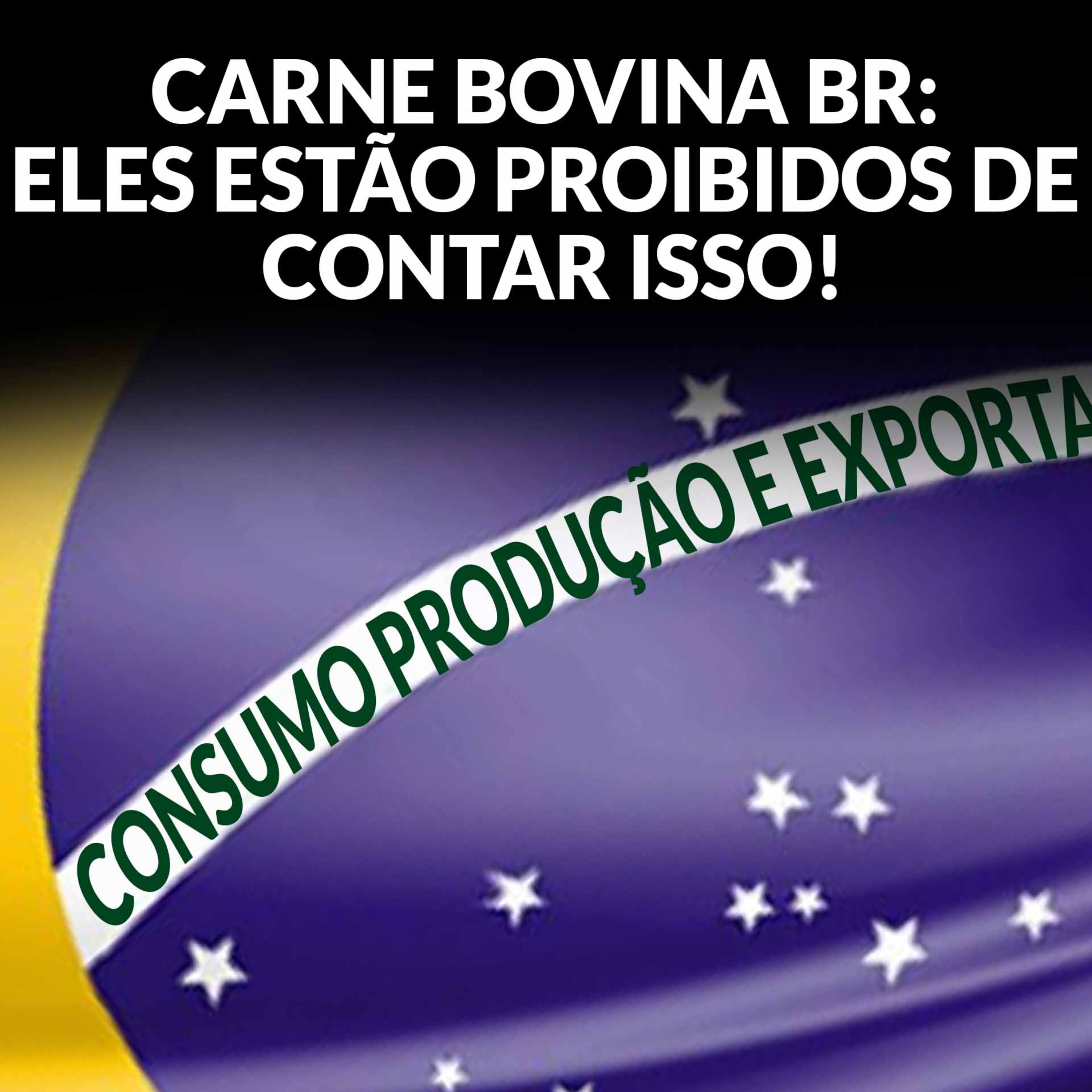 CARNE BOVINA BR: CONSUMO PRODUÇÃO E EXPORTAÇÃO - ELES ESTÃO PROIBIDOS DE CONTAR ISSO! episode artwork