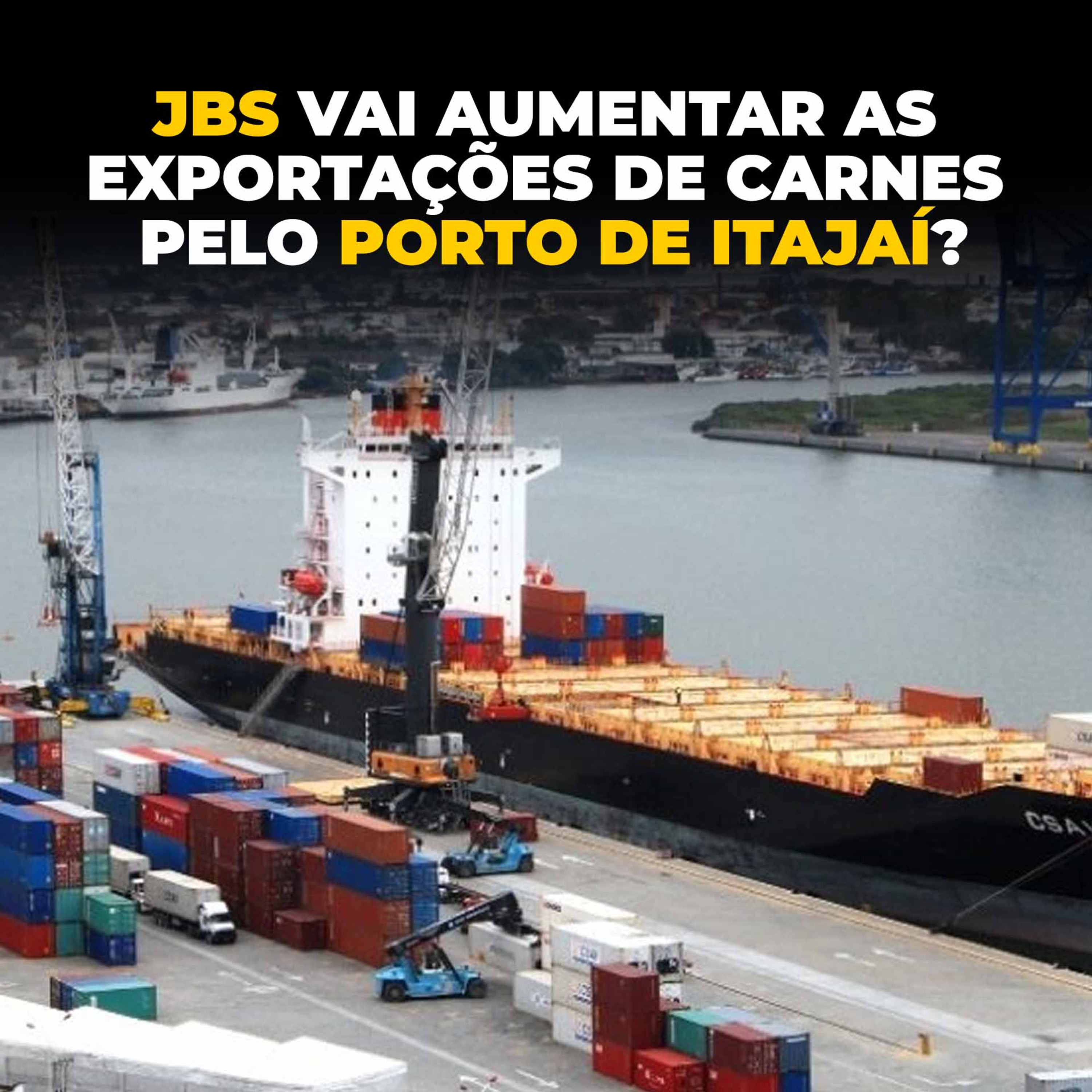JBS VAI AUMENTAR AS EXPORTAÇÕES DE CARNES PELO PORTO DE ITAJAÍ? episode artwork