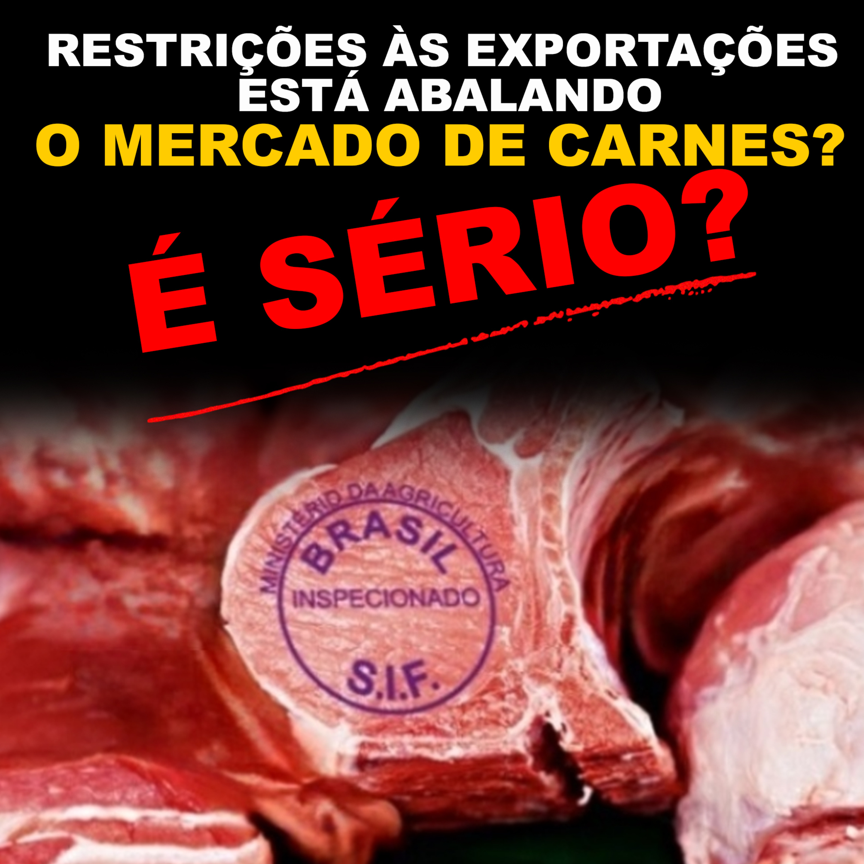 RESTRIÇÕES ÀS EXPORTAÇÕES ESTÁ ABALANDO O MERCADO DE CARNES? É SÉRIO? episode artwork