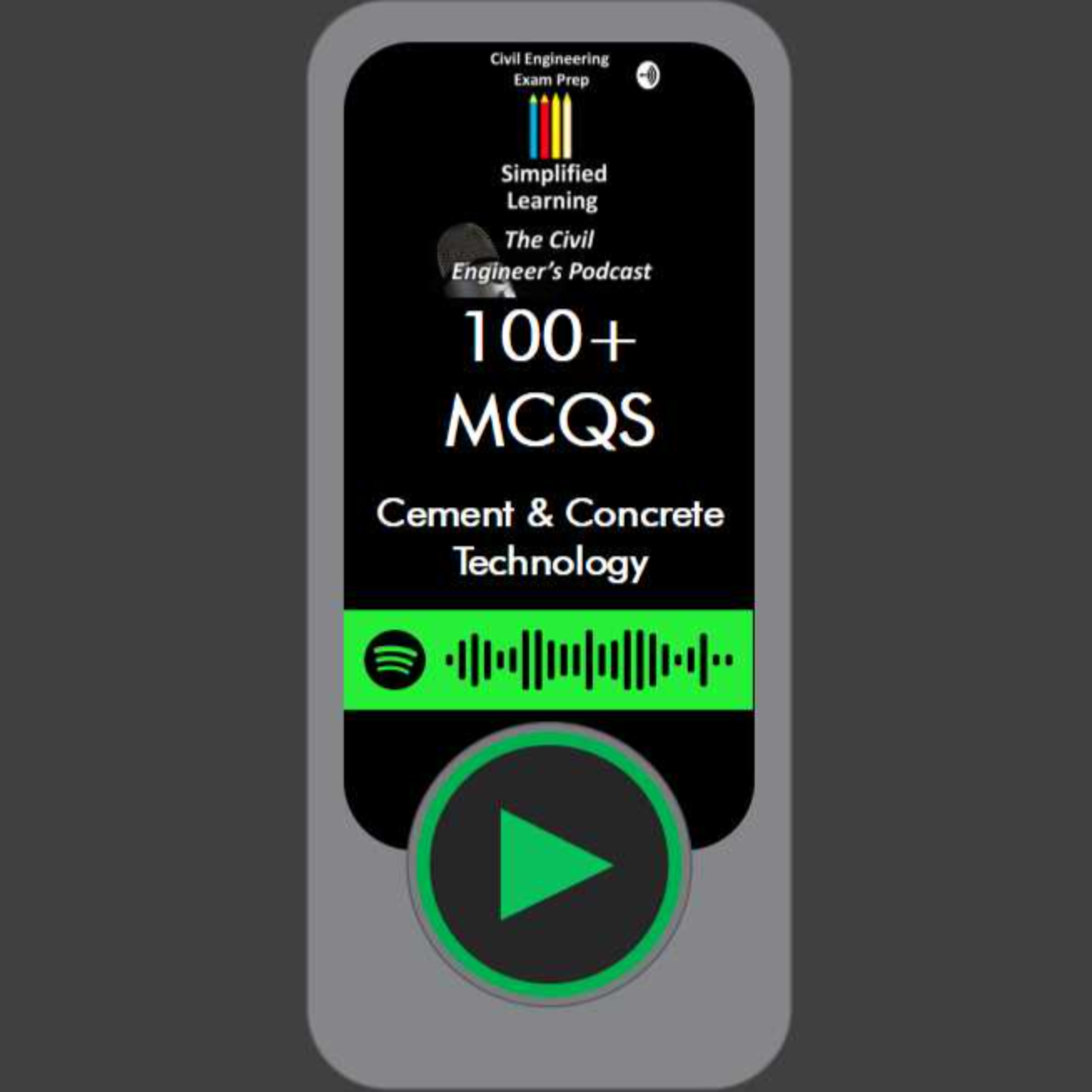 MCQs on Cement & Concrete Technology (Part 1- 100 MCQs) Civil Engineering Simplified Learning