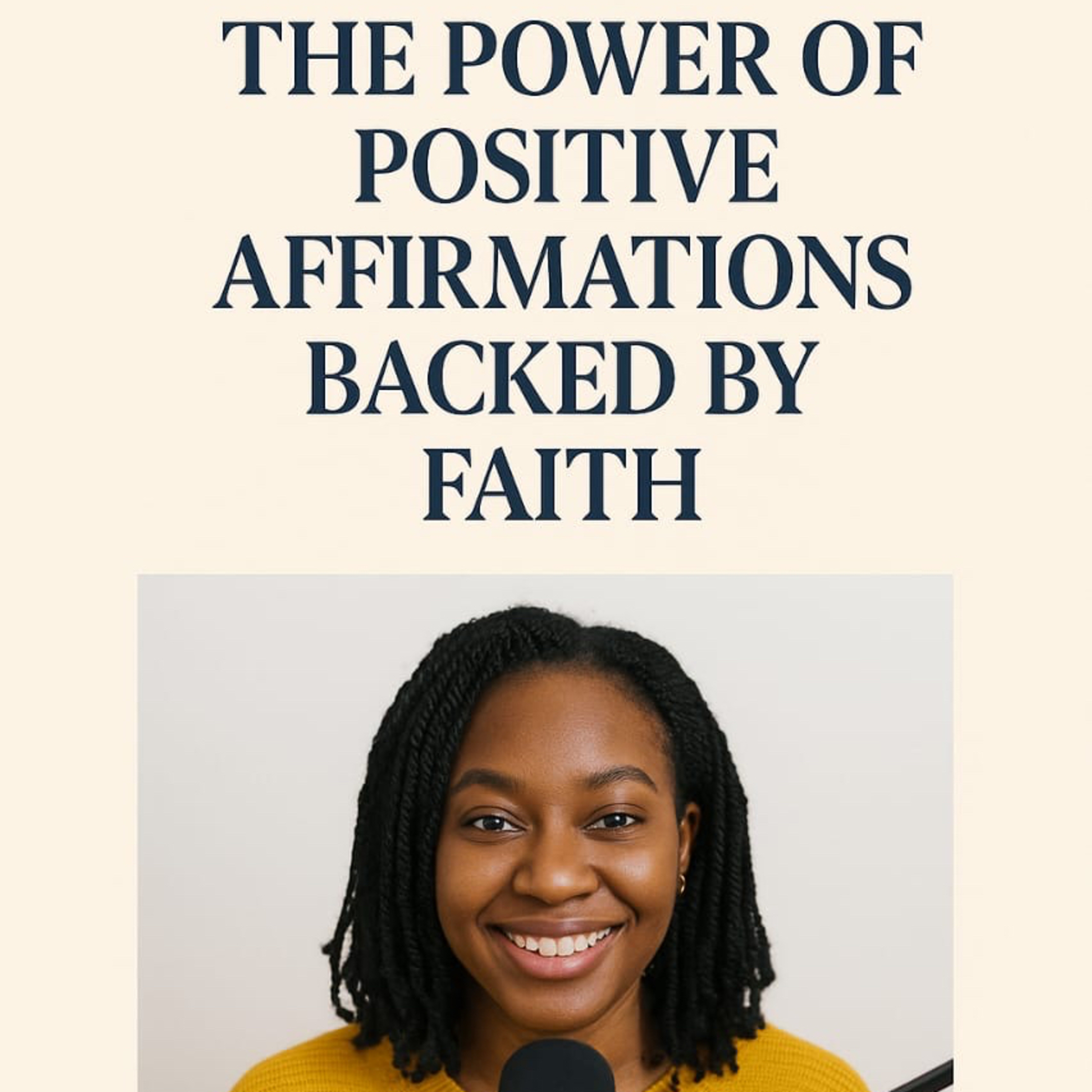 Faith filled Affirmation: speaking life as words.