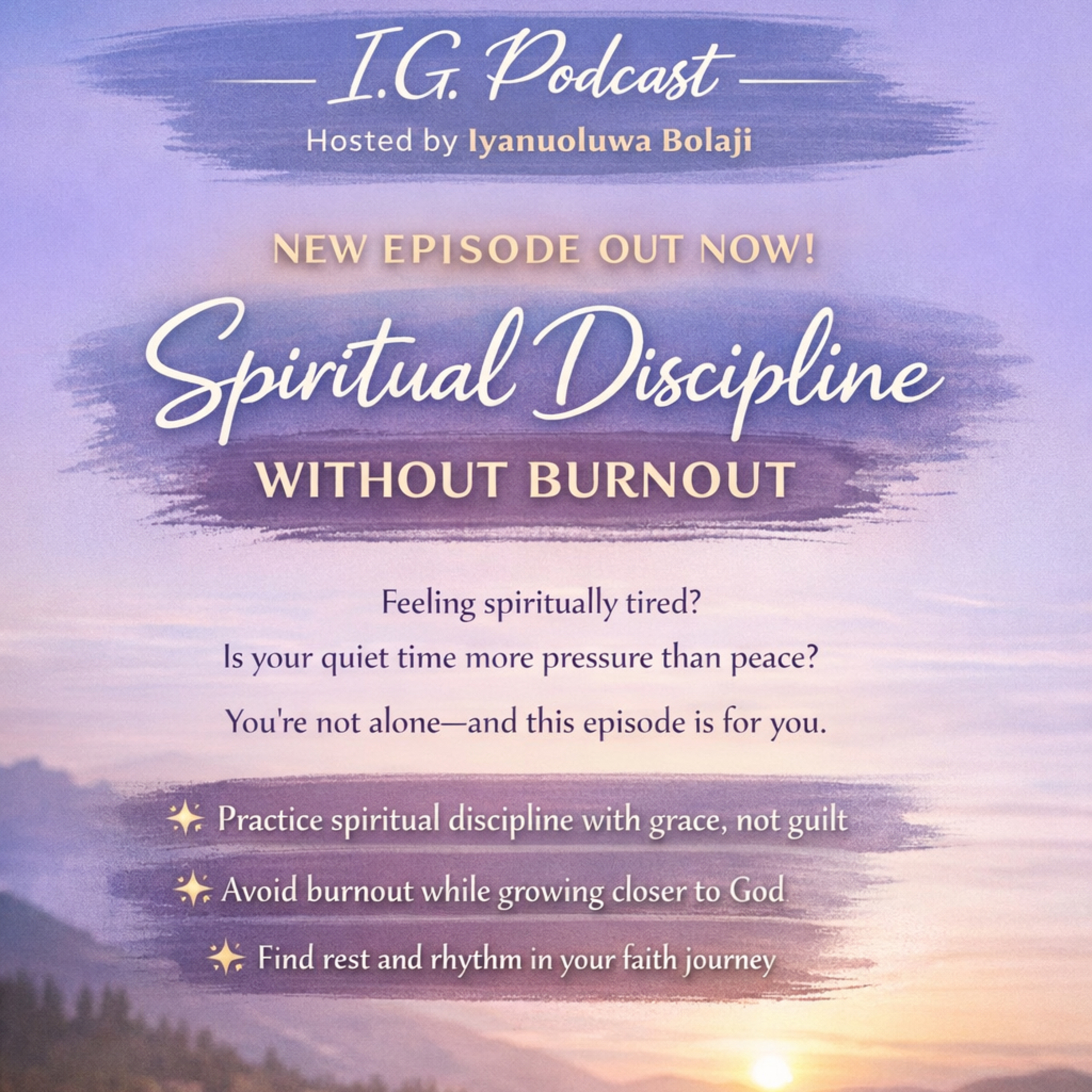 Spiritual Discipline without burnout.