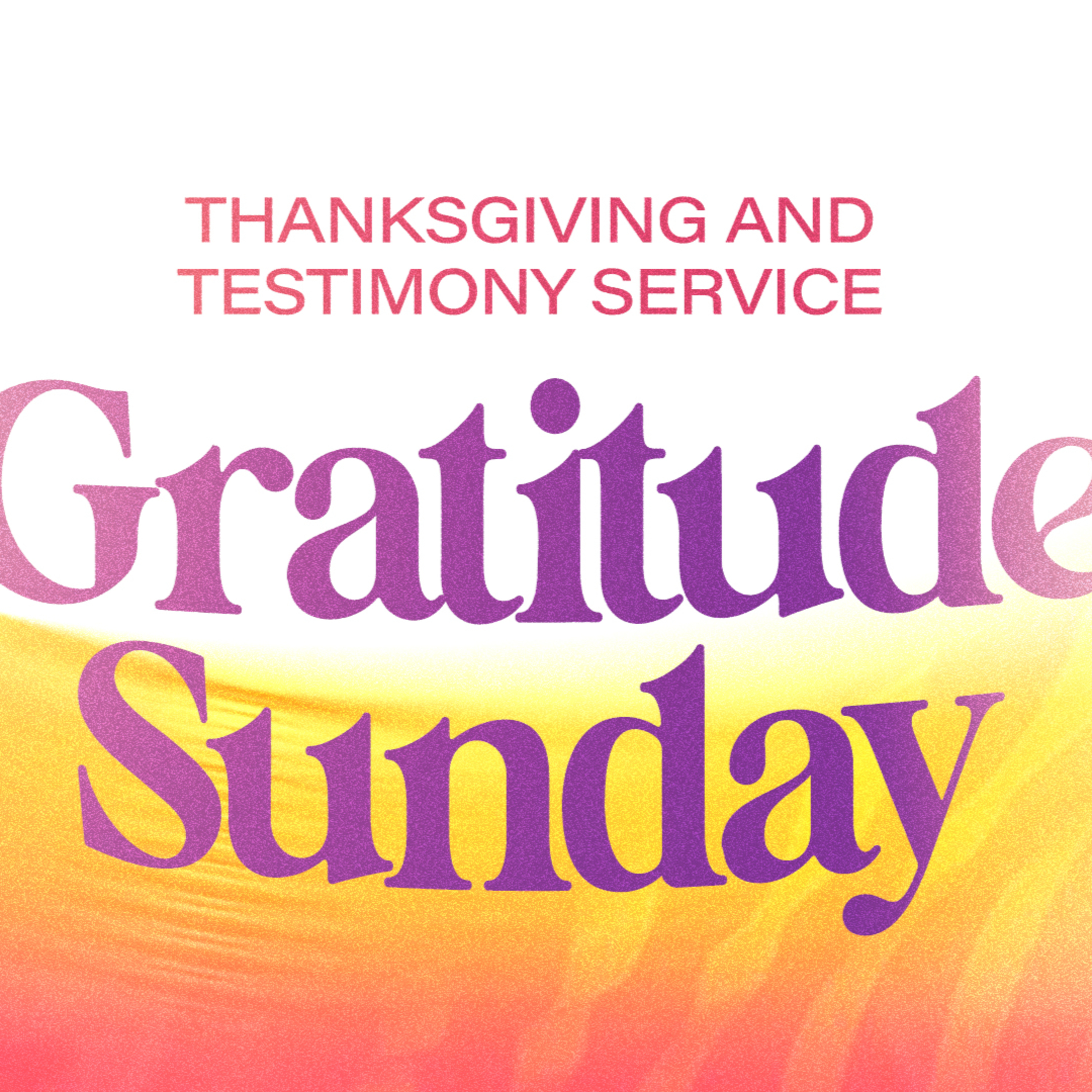 Gratitude Sunday