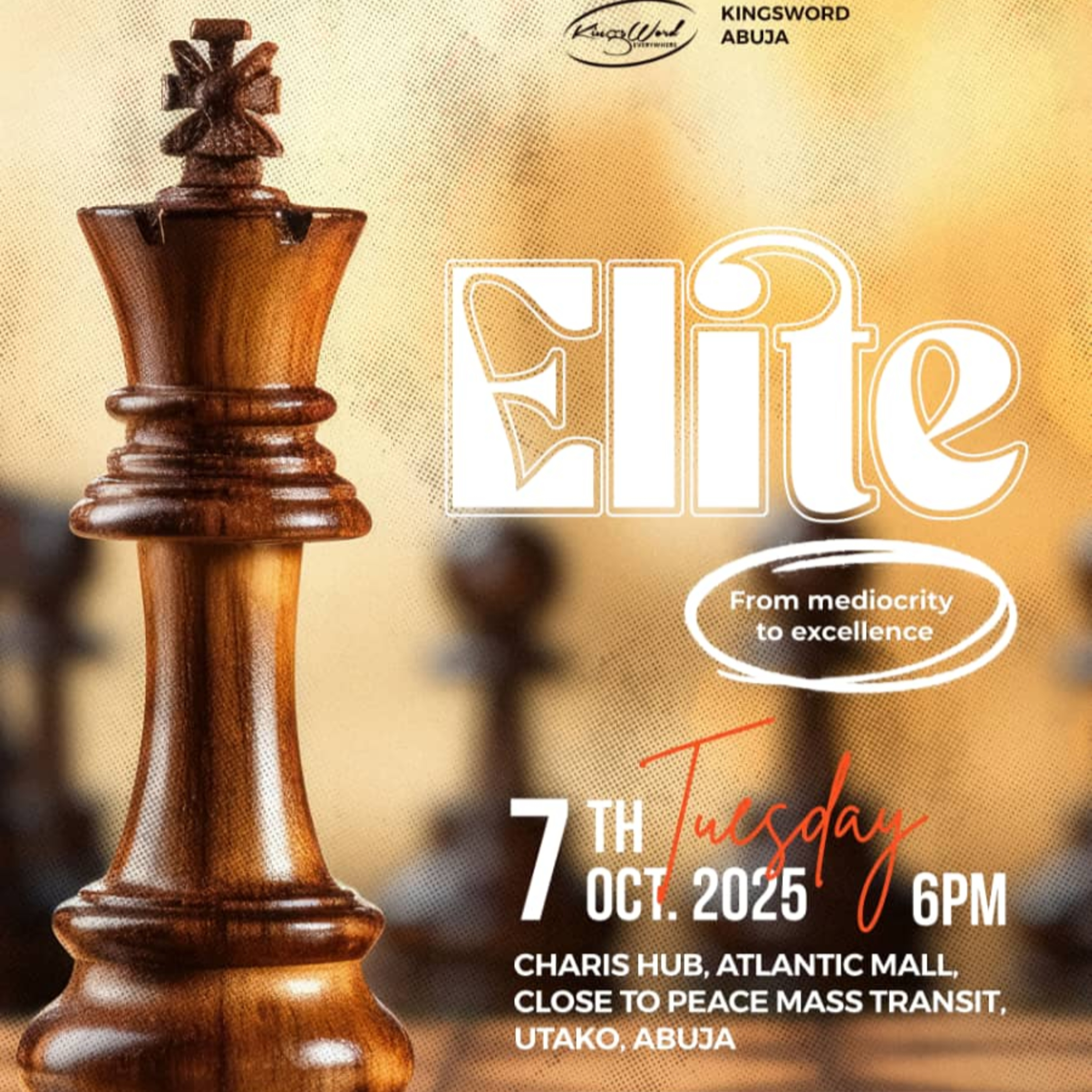 Elite : From Mediocrity to Excellence