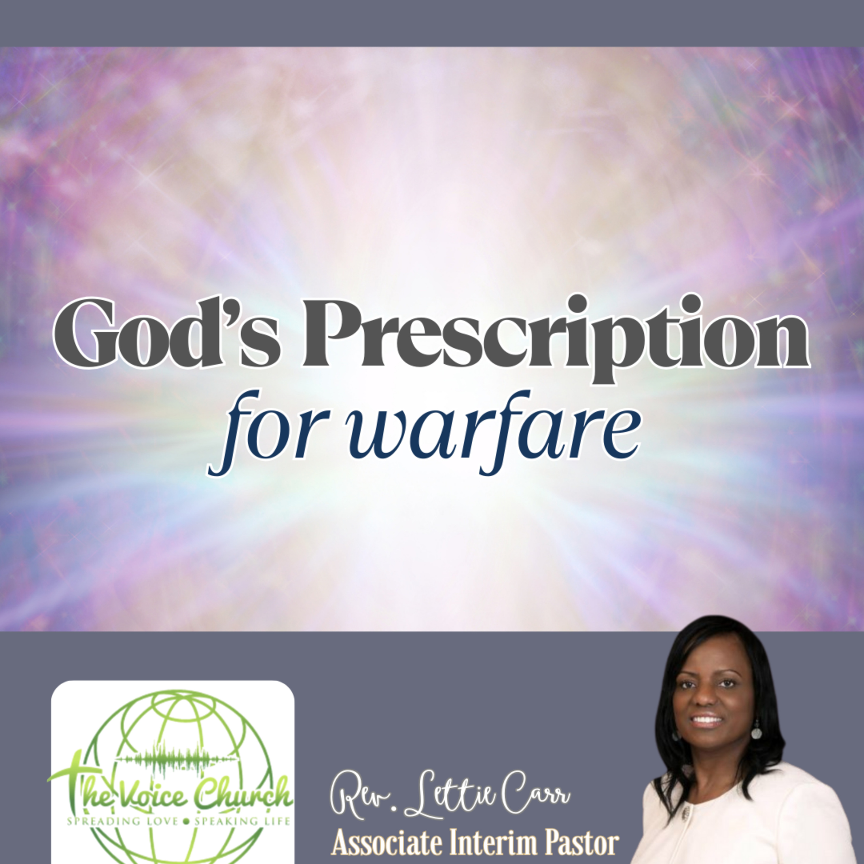 God's Prescription for Warfare episode artwork