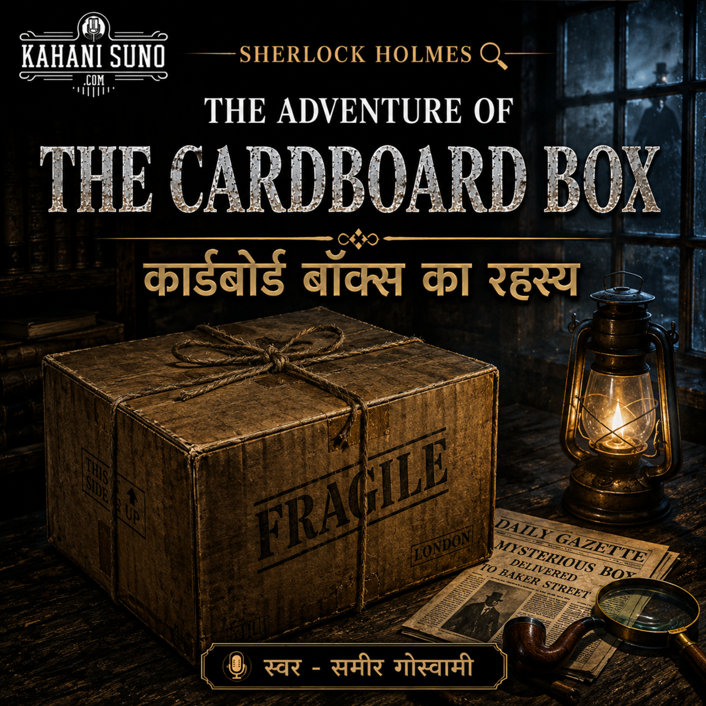 कार्डबोर्ड बॉक्स का रहस्य | The Adventure of the Cardboard Box | Sherlock Holmes Hindi Audiobook episode artwork