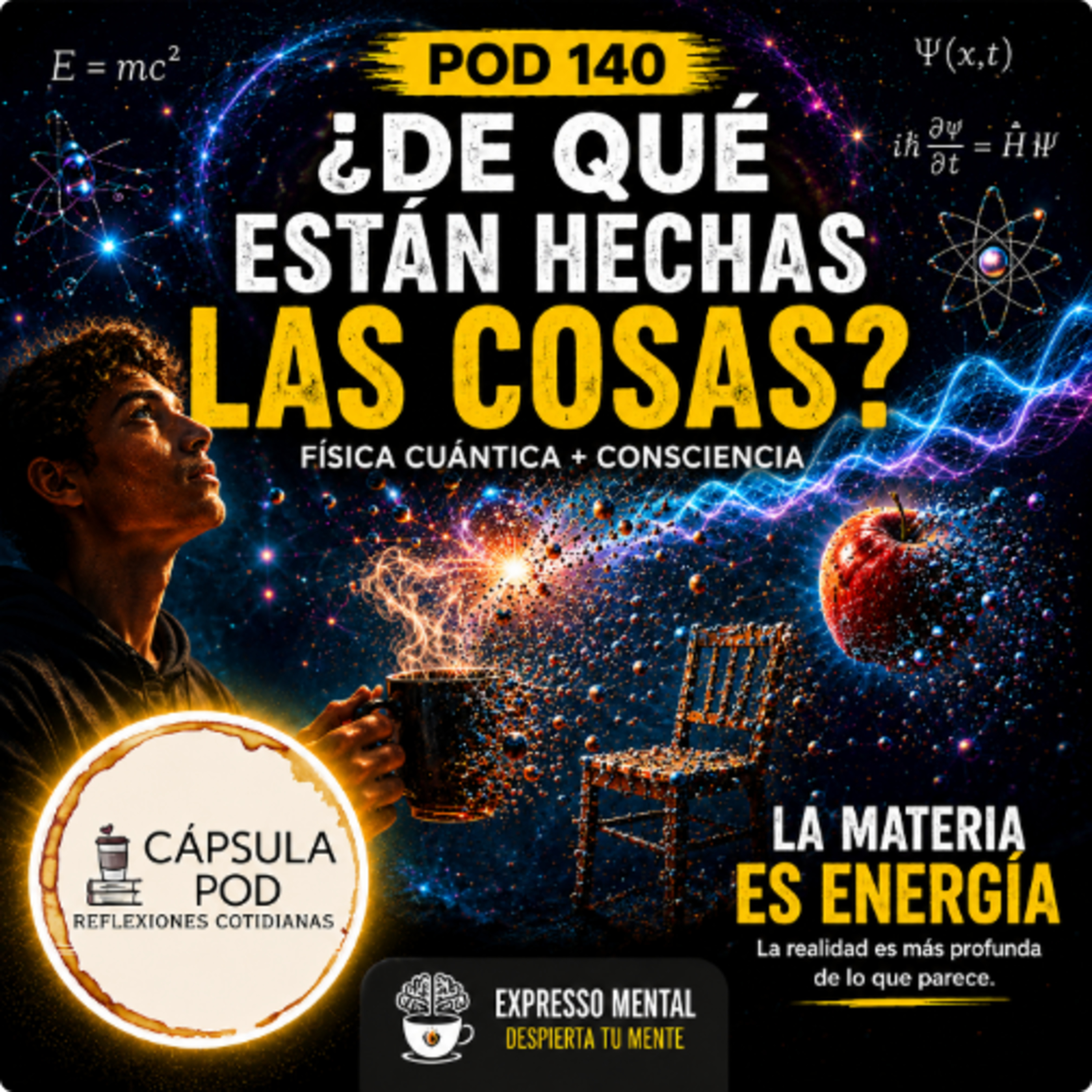 🎧 POD 140 — ¿DE QUÉ ESTÁN HECHAS LAS COSAS? episode artwork