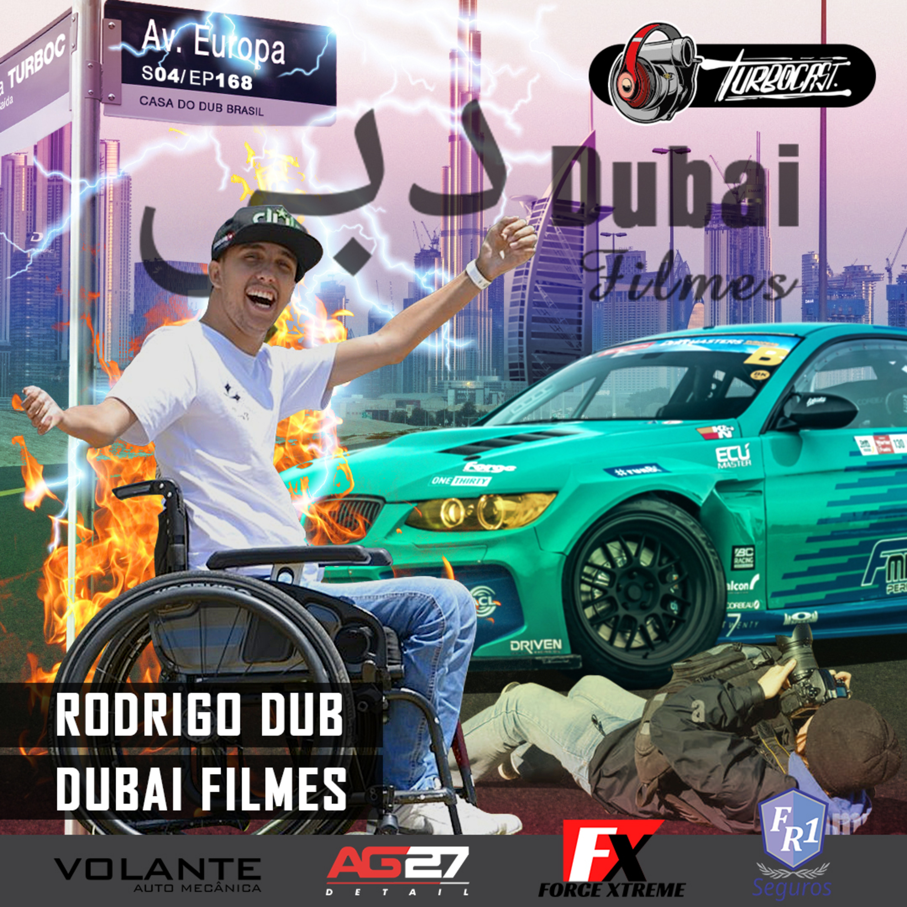 TurboCast S04/Ep168 | Youtubers em situação de rua, Drift e Av. Europa ft. Rodrigo Dub episode artwork