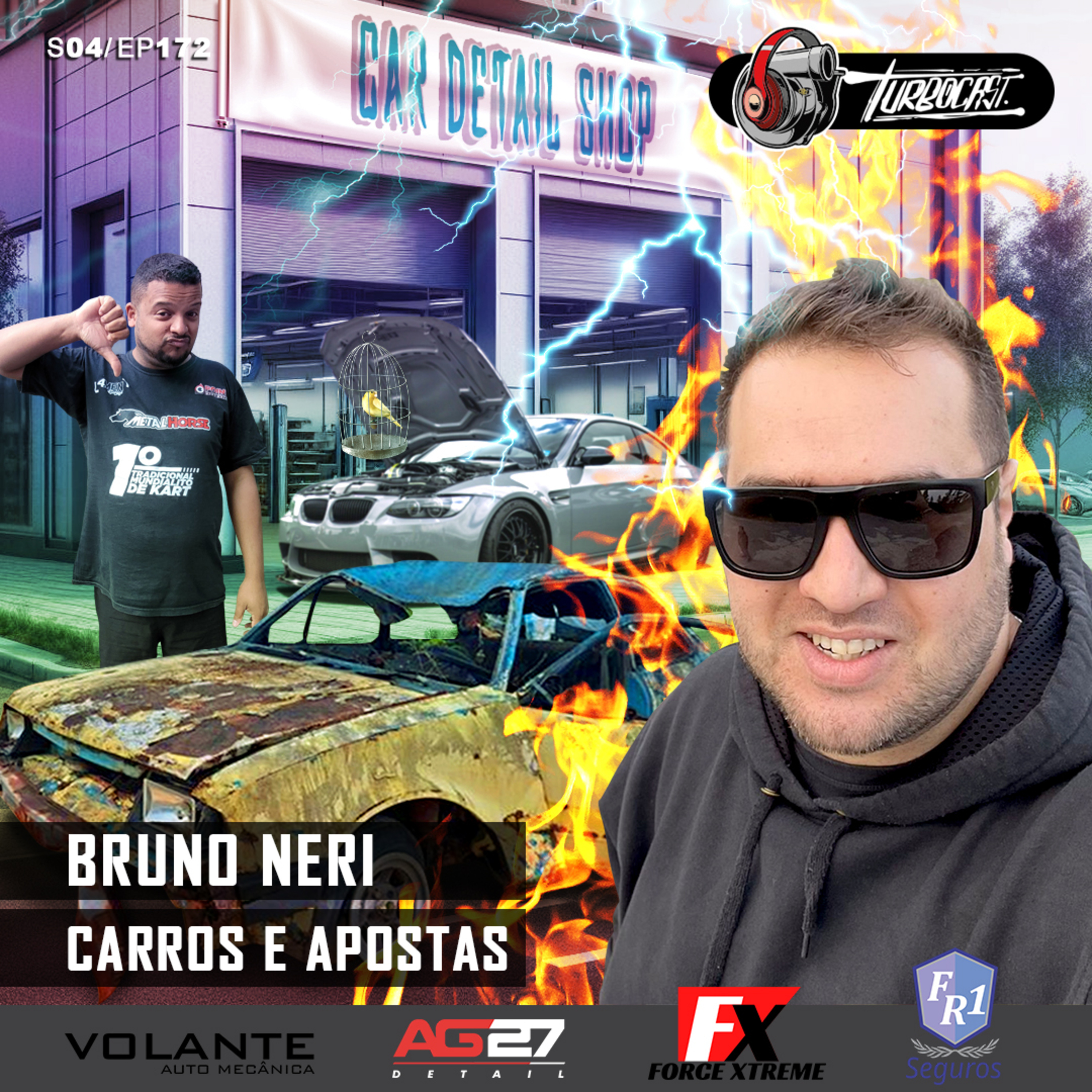 TurboCast S04/Ep172 | Piores apostas, chevettes, M3 - Bruno Neri e seus amigos episode artwork