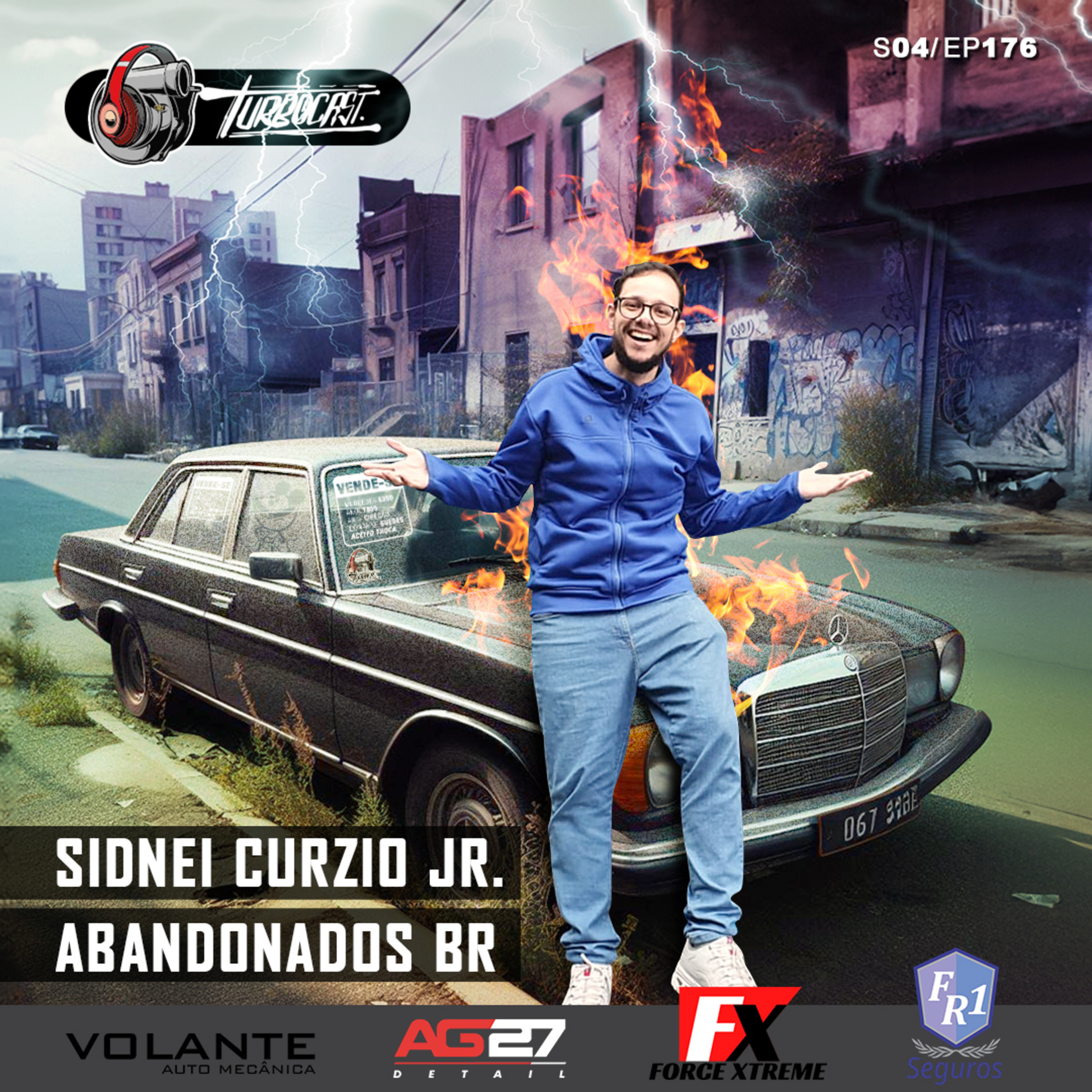 TurboCast S04/Ep176 | Todo carro ̶a̶b̶a̶n̶d̶o̶n̶a̶d̶o tem uma história ft. Sidnei Jr. episode artwork