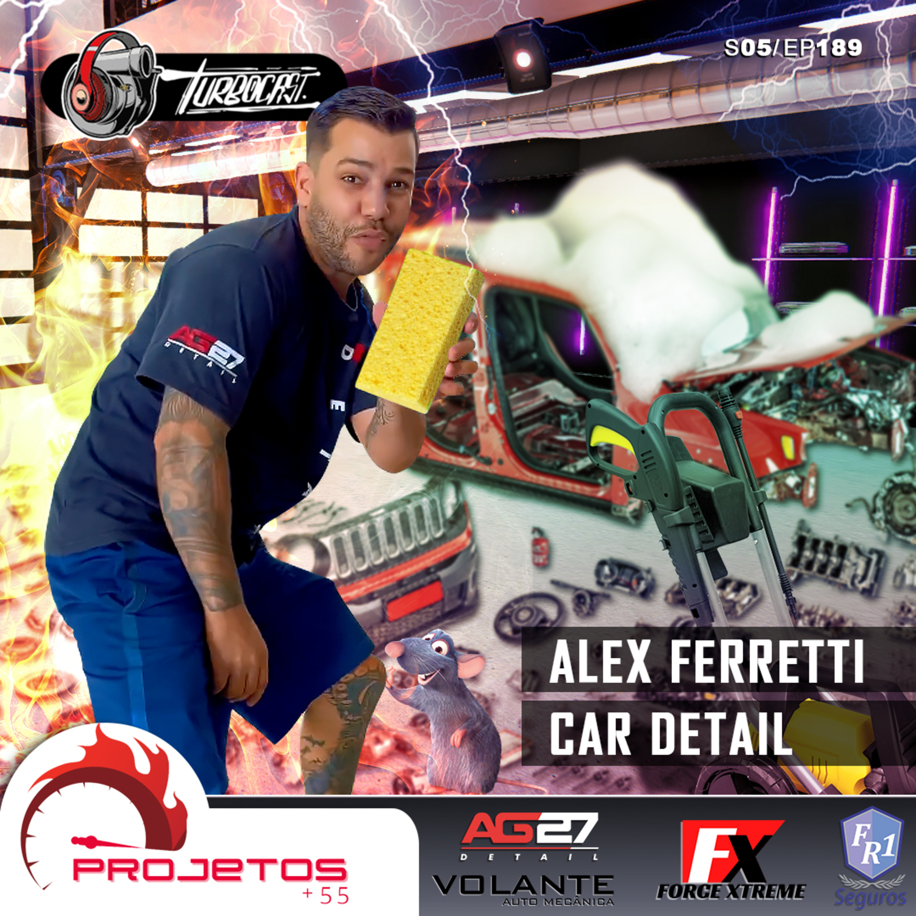 TurboCast S05/Ep189 | O tal do "Car Detail" ft. Alex Ferretti AG27 episode artwork